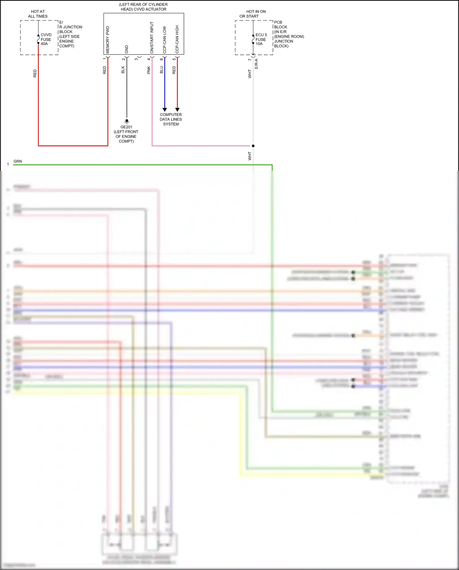 Wiring diagram on/start input for Hyundai Elantra VII (2020-2024) (40 of 42)