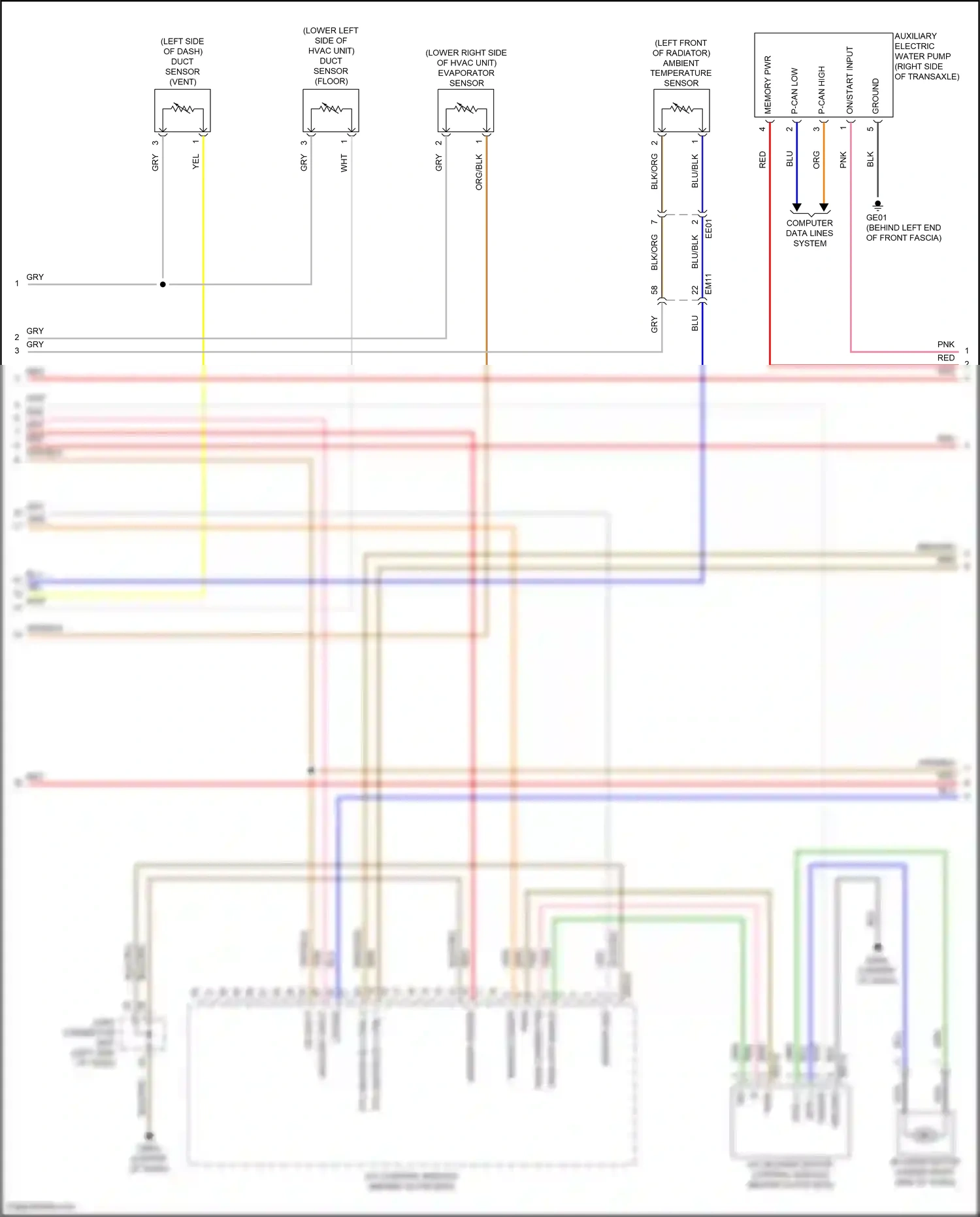 Wiring diagram on/start input for Hyundai Elantra VII (2020-2024) (13 of 42)