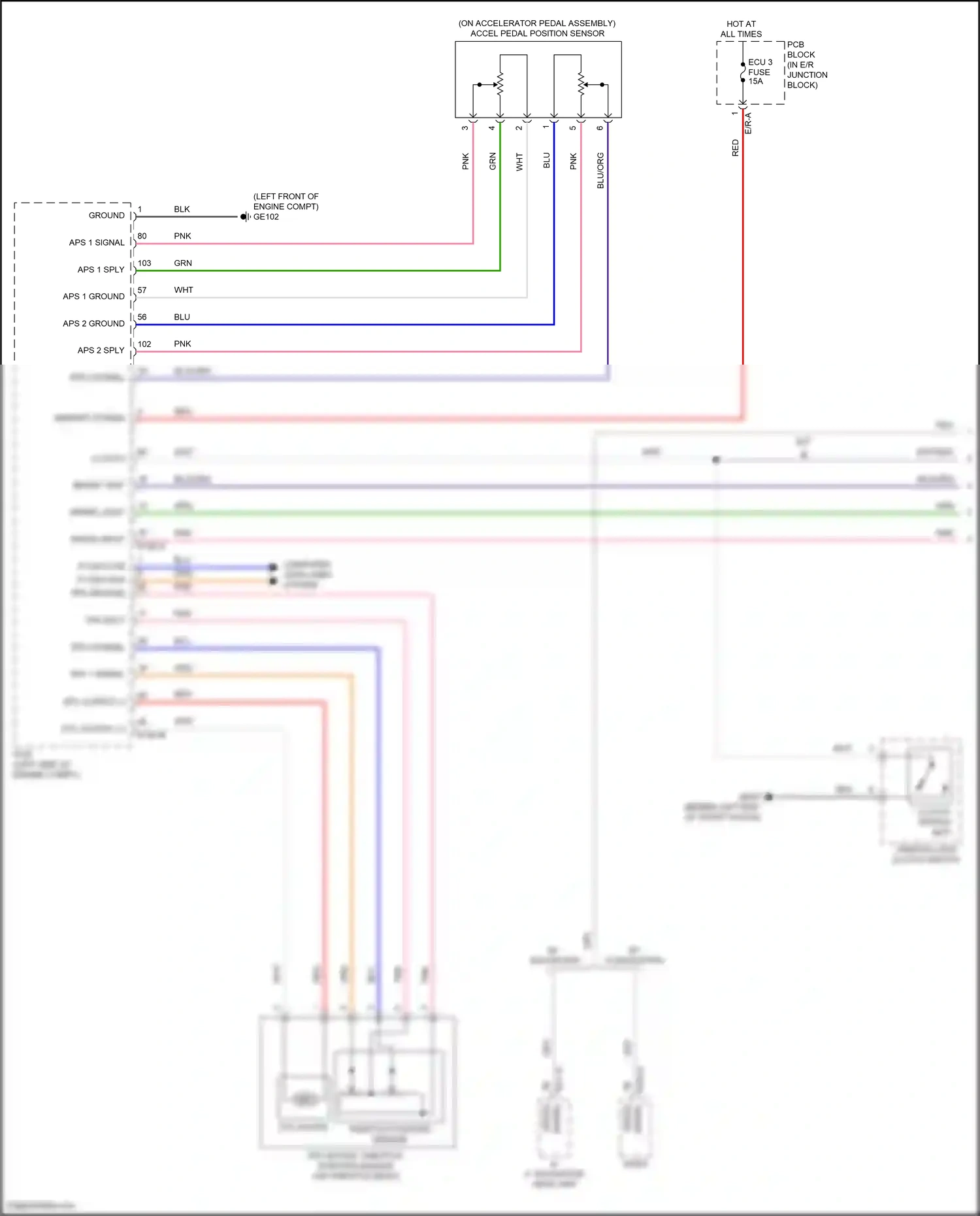 Wiring diagram speed input for Hyundai Elantra VII (2020-2024) (4 of 5)