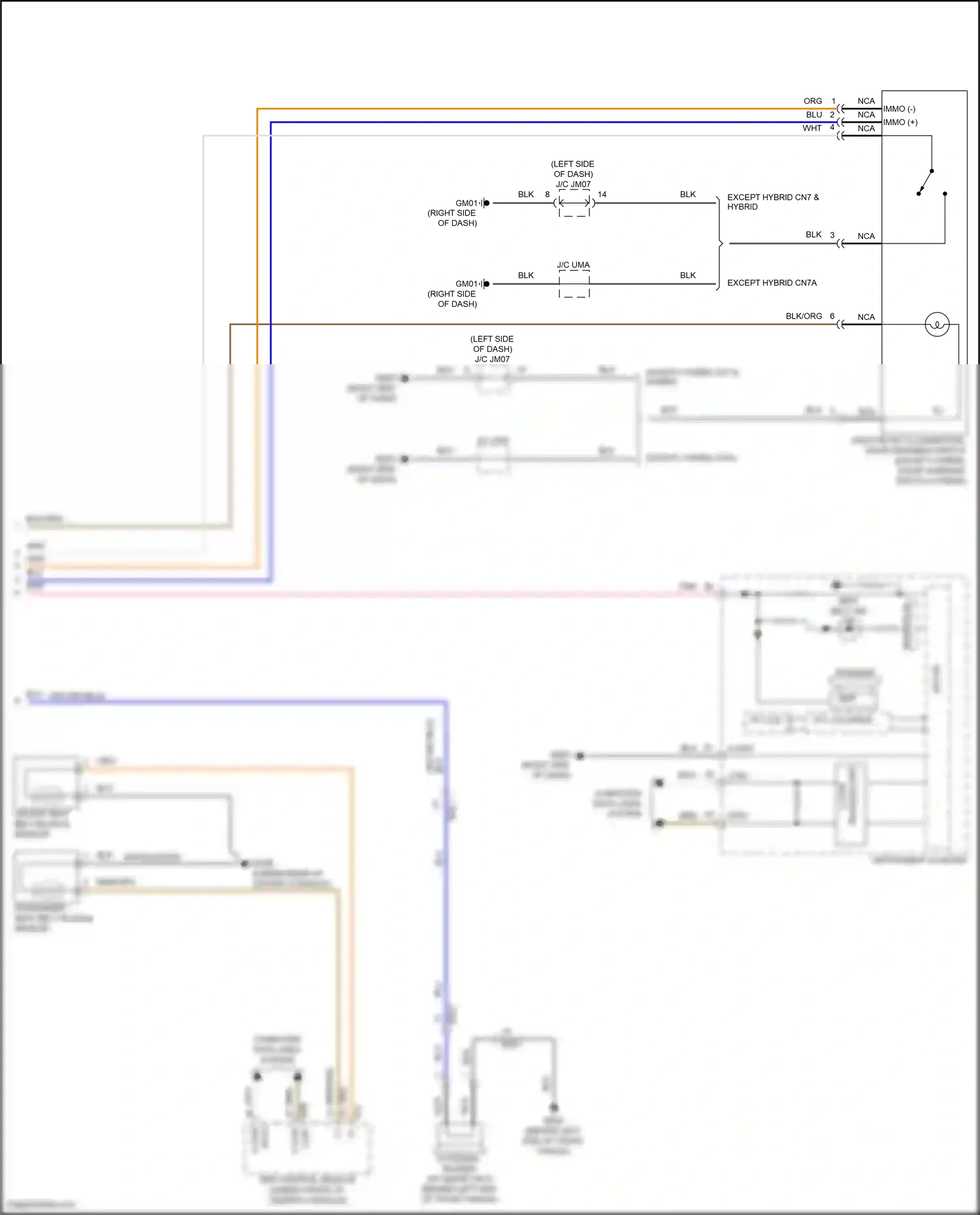 Wiring diagram srs control module for Hyundai Elantra VII (2020-2024) (1 of 12)