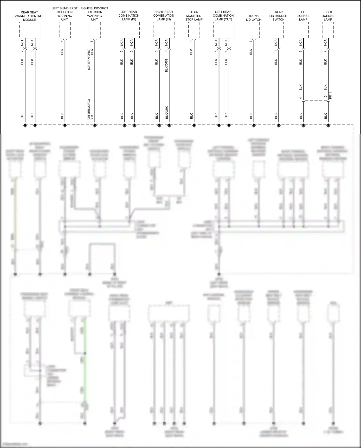 Wiring diagram srs control module for Hyundai Elantra VII (2020-2024) (2 of 12)
