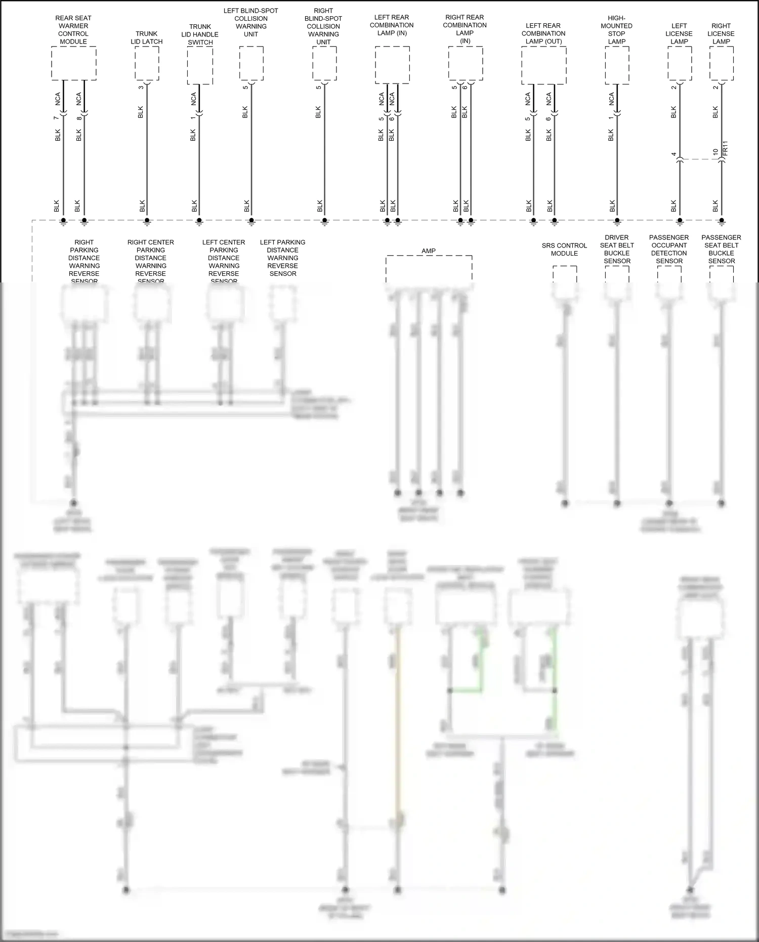 Wiring diagram srs control module for Hyundai Elantra VII (2020-2024) (3 of 12)