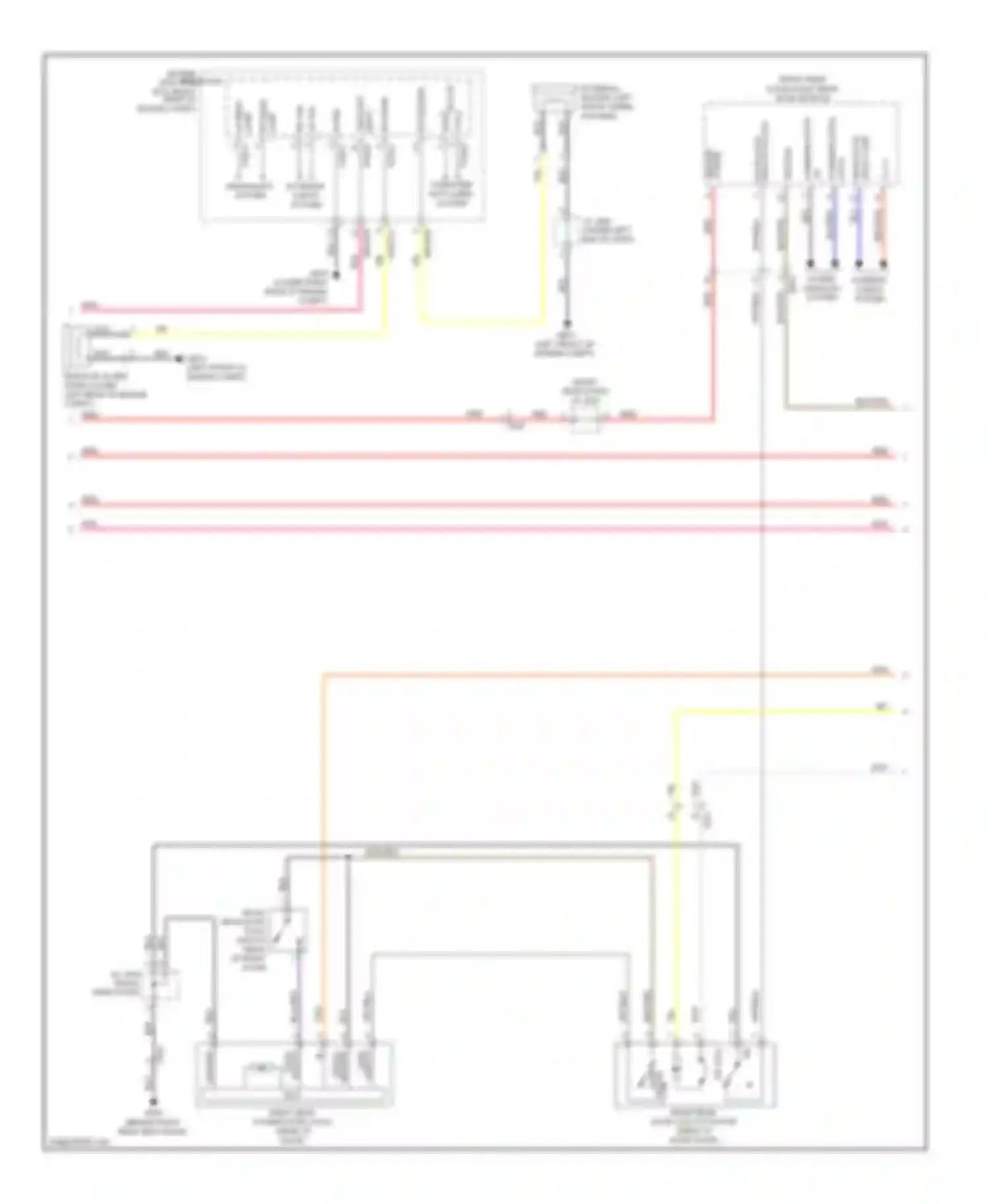 Equus Hyundai II facelift (2013-2016): Forced entry circuit (2 of 4)