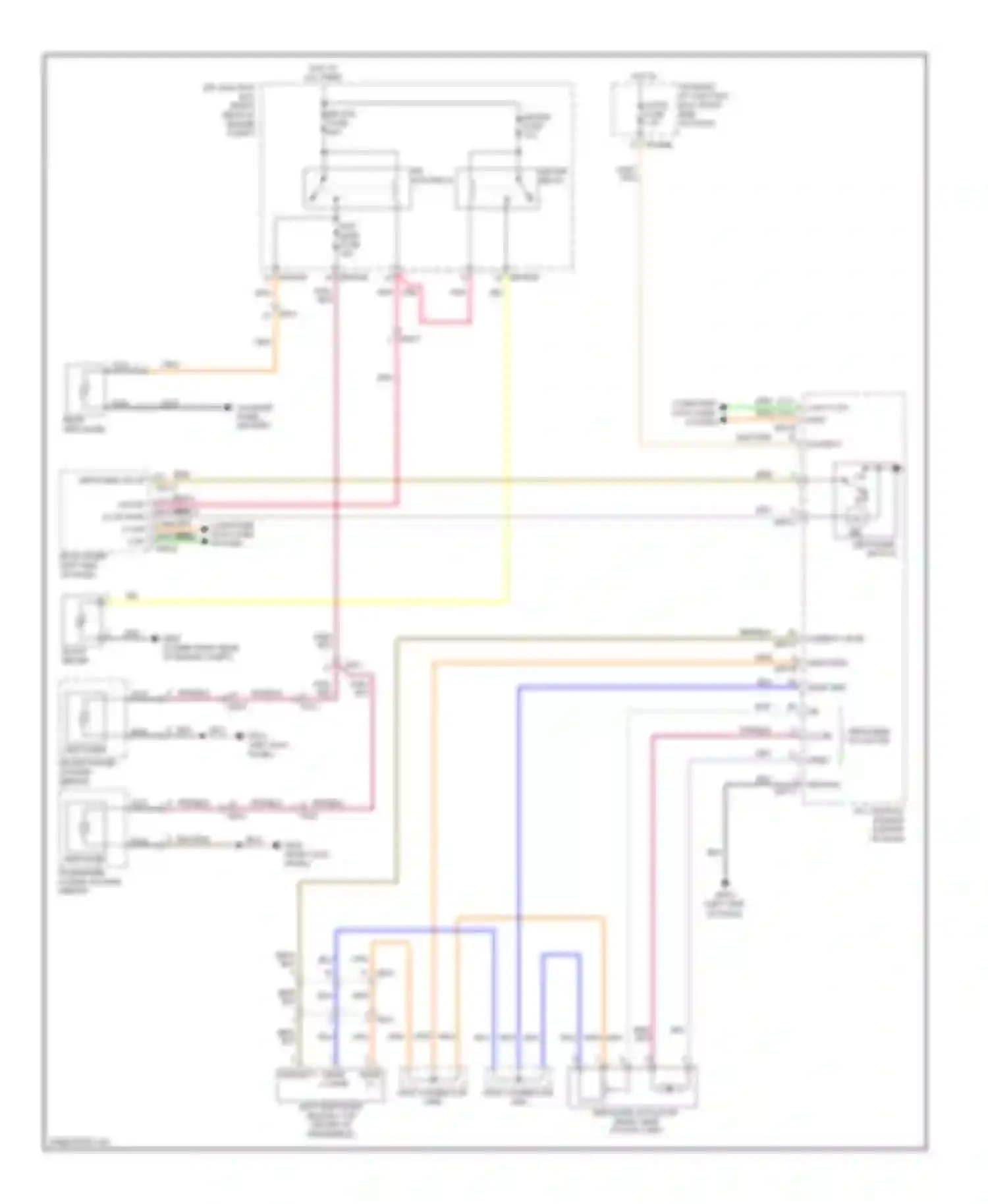 Equus Hyundai II facelift (2013-2016): Defoggers circuit