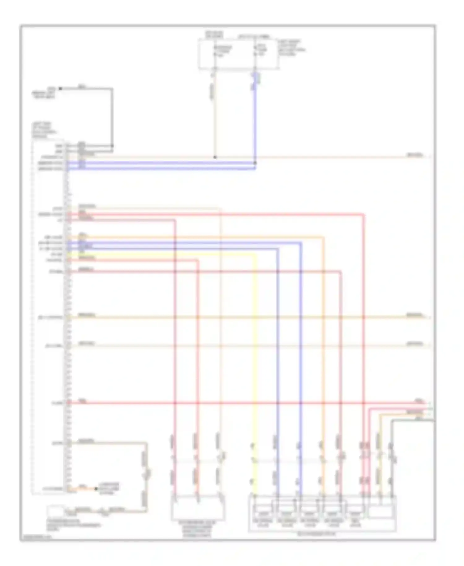 Equus Hyundai II facelift (2013-2016): Electronic suspension circuit (1 of 3)