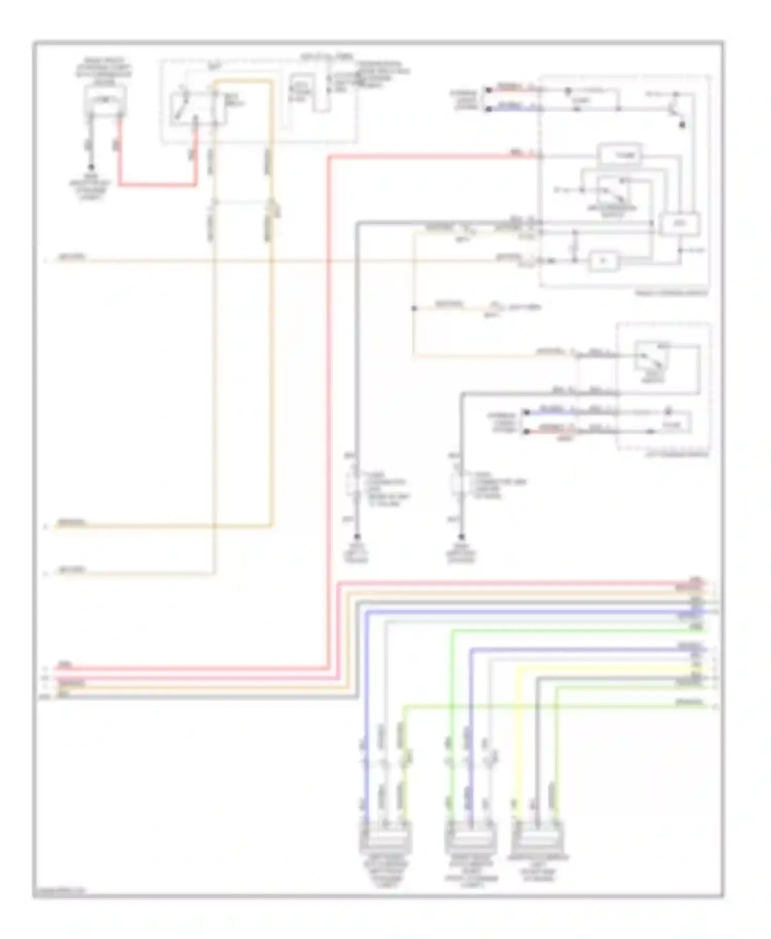 Equus Hyundai II facelift (2013-2016): Electronic suspension circuit (2 of 3)