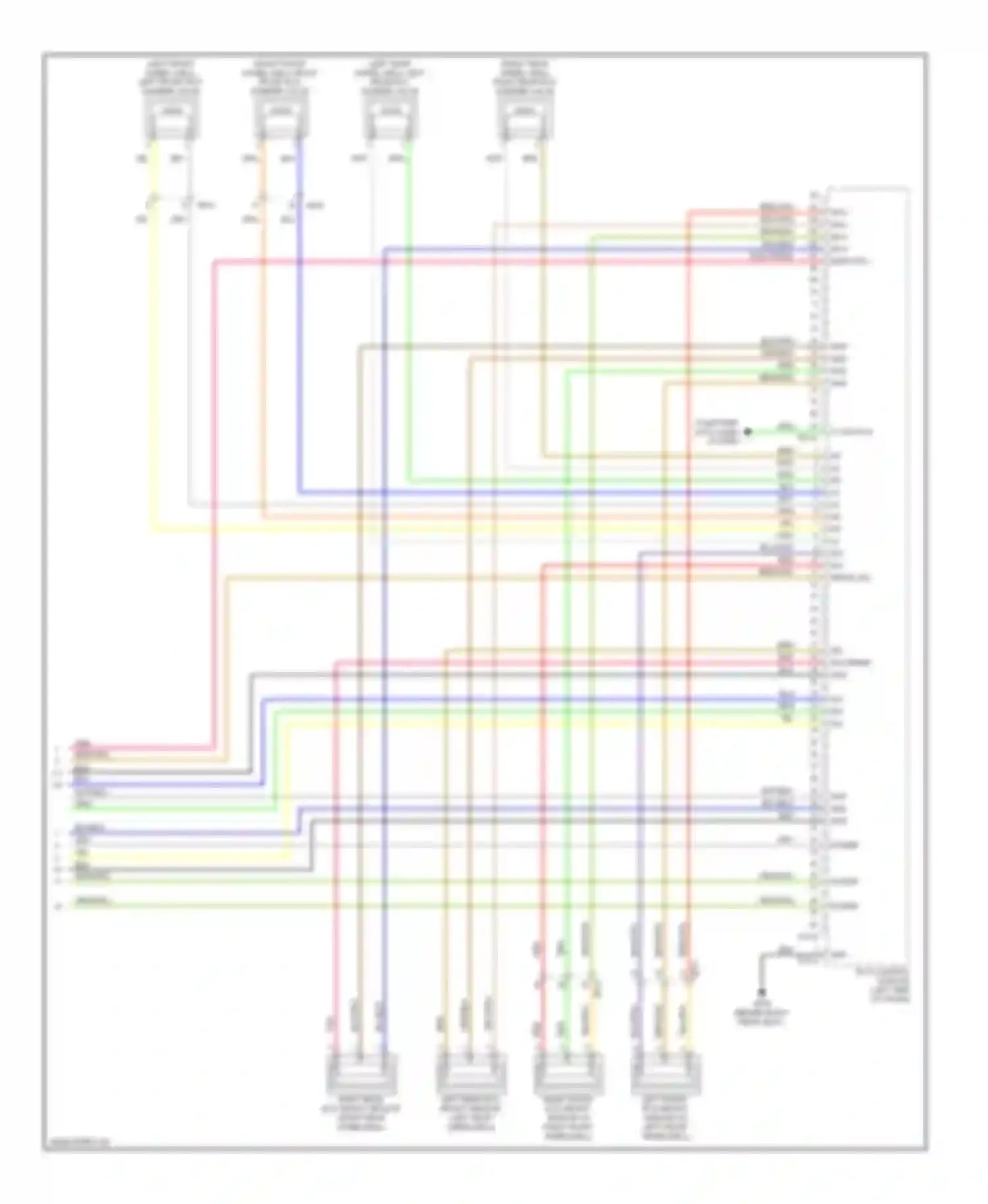 Equus Hyundai II facelift (2013-2016): Electronic suspension circuit (3 of 3)