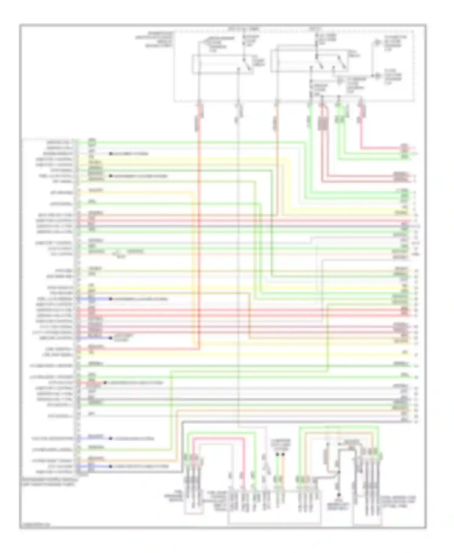 Equus Hyundai II facelift (2013-2016): Wiring diagram engine performance 5.0l (1 of 6)