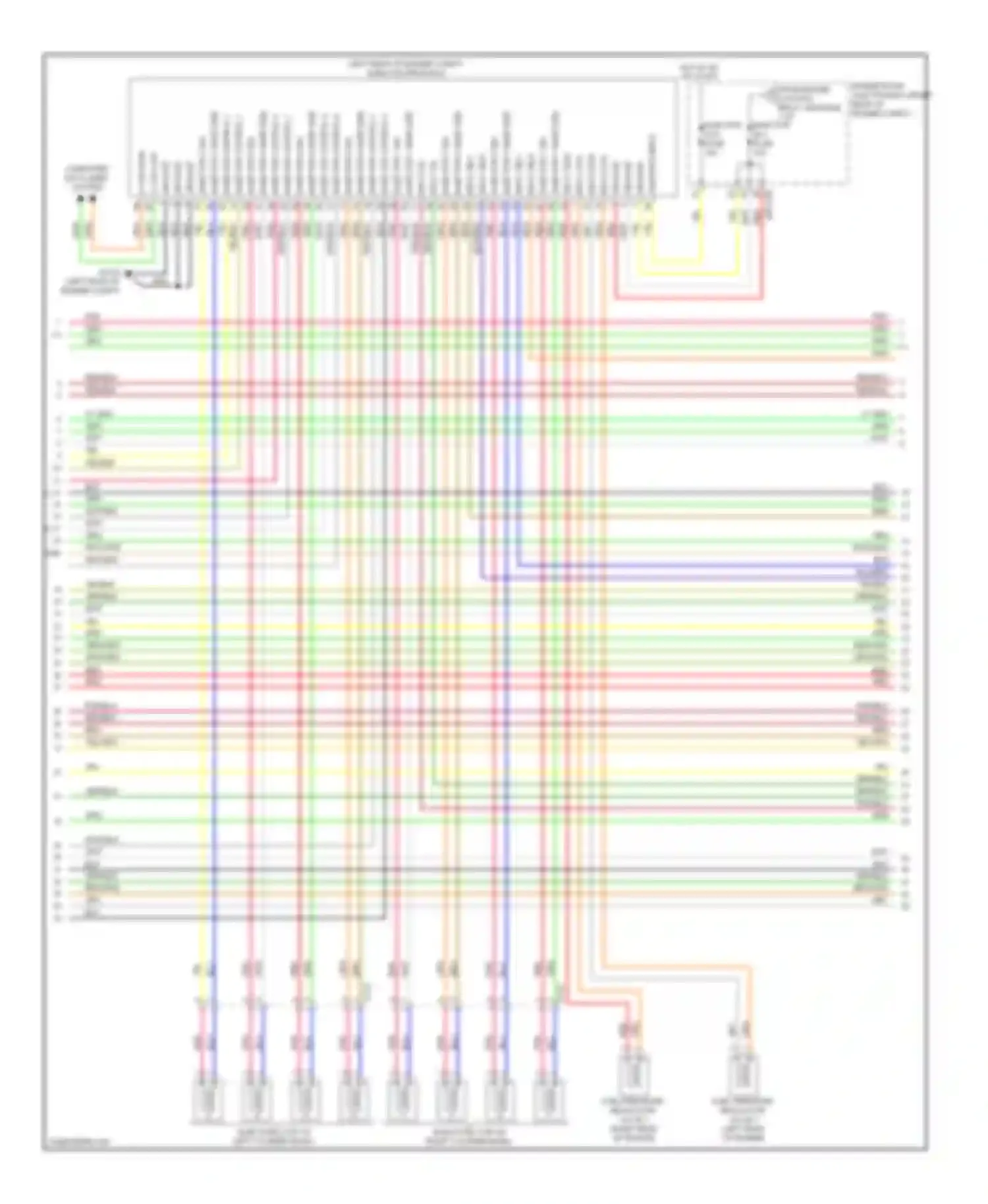 Equus Hyundai II facelift (2013-2016): Wiring diagram engine performance 5.0l (2 of 6)