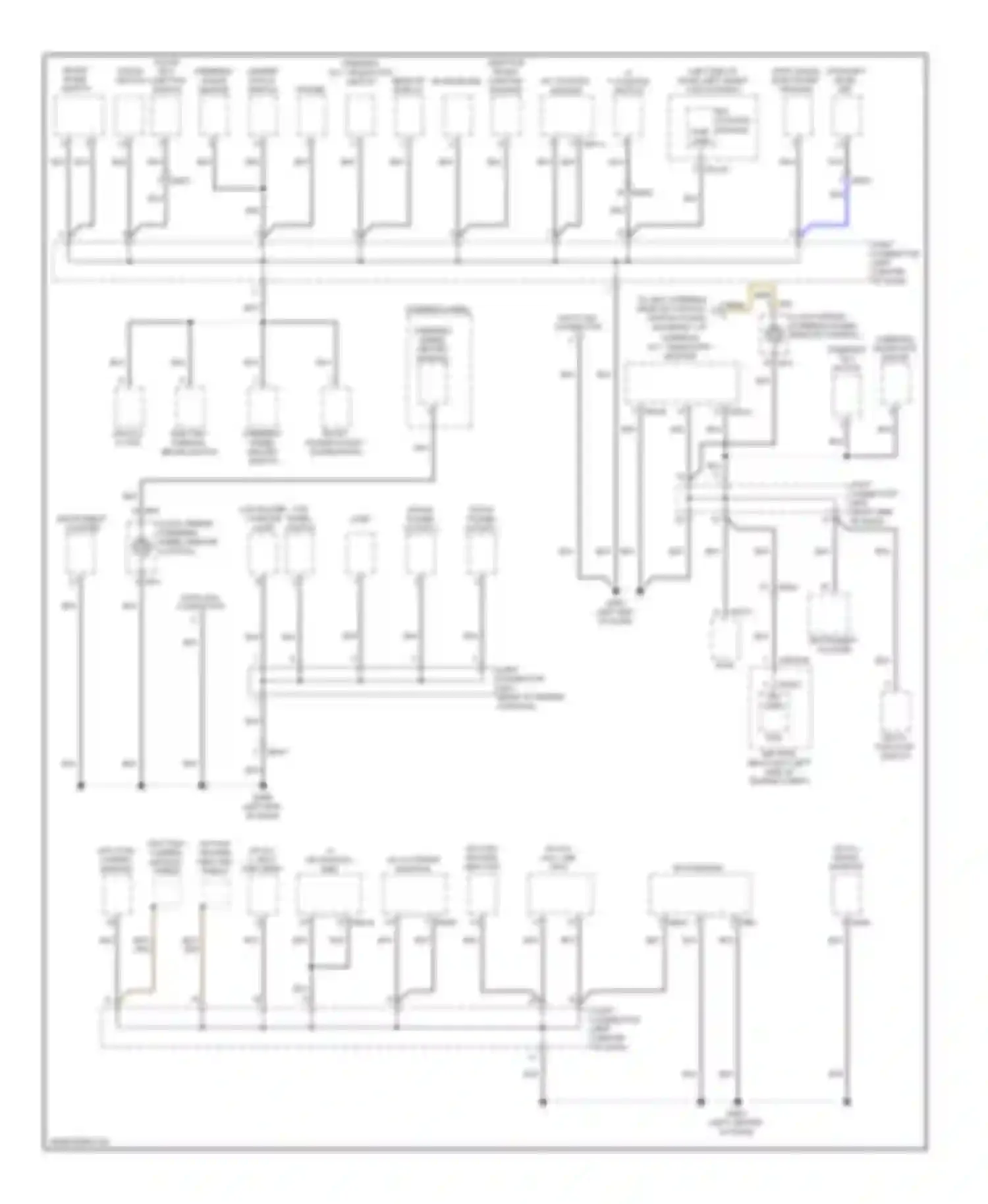 Equus Hyundai II facelift (2013-2016): Ground distribution circuit (1 of 7)