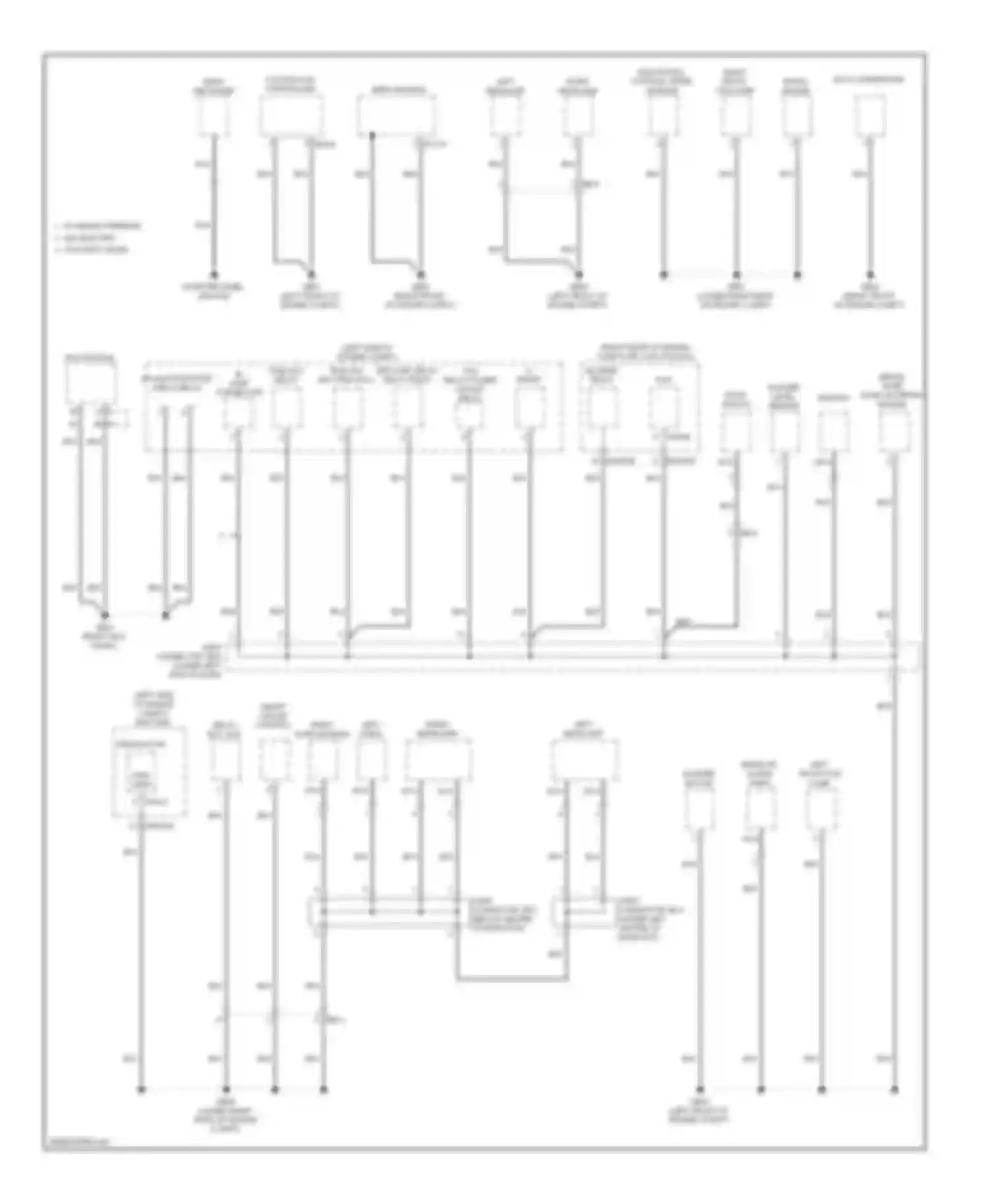Equus Hyundai II facelift (2013-2016): Ground distribution circuit (2 of 7)