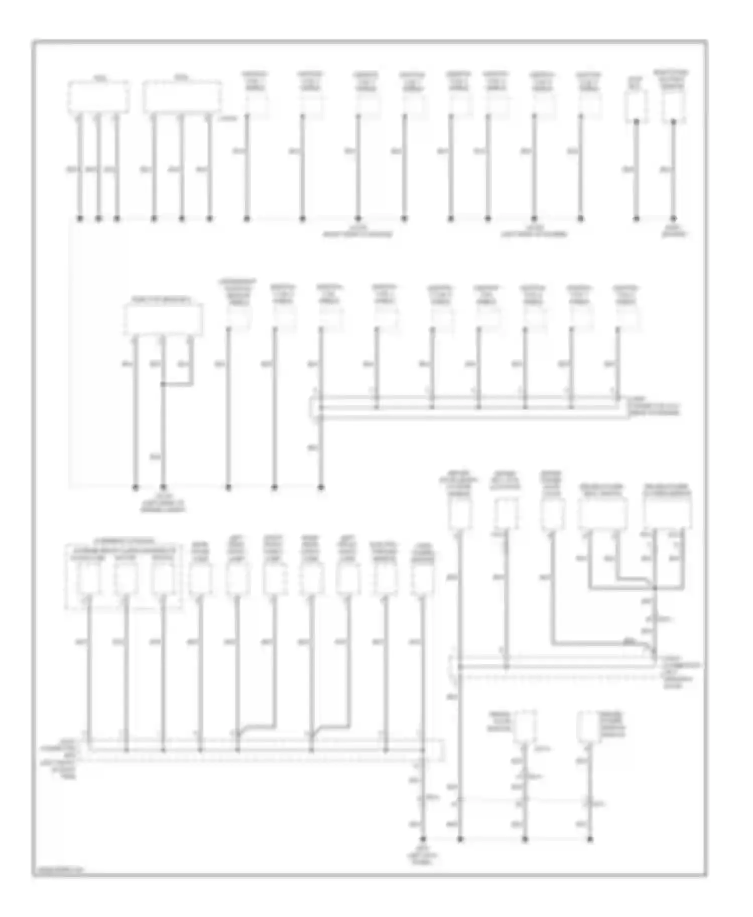 Equus Hyundai II facelift (2013-2016): Ground distribution circuit (4 of 7)