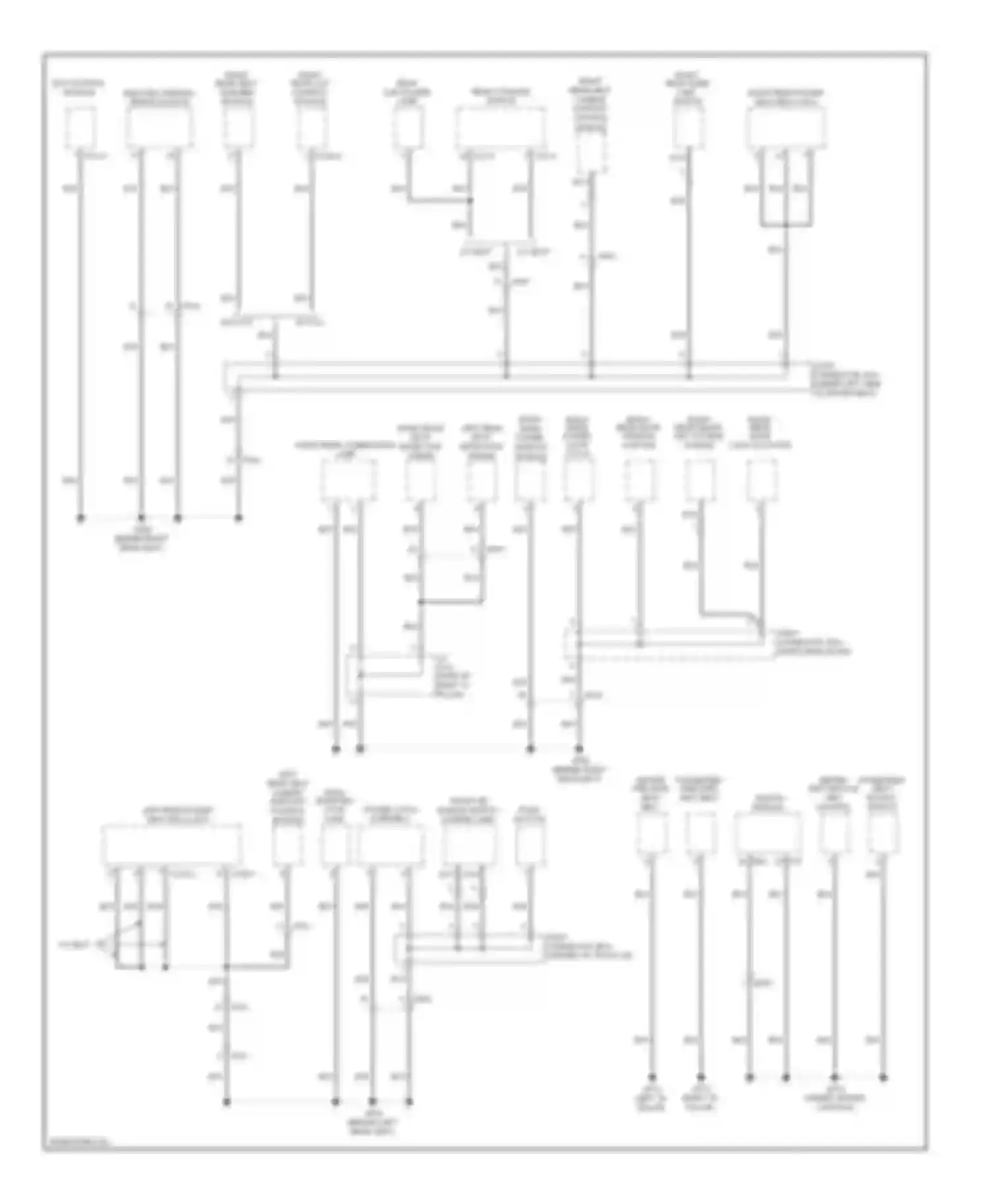 Equus Hyundai II facelift (2013-2016): Ground distribution circuit (5 of 7)