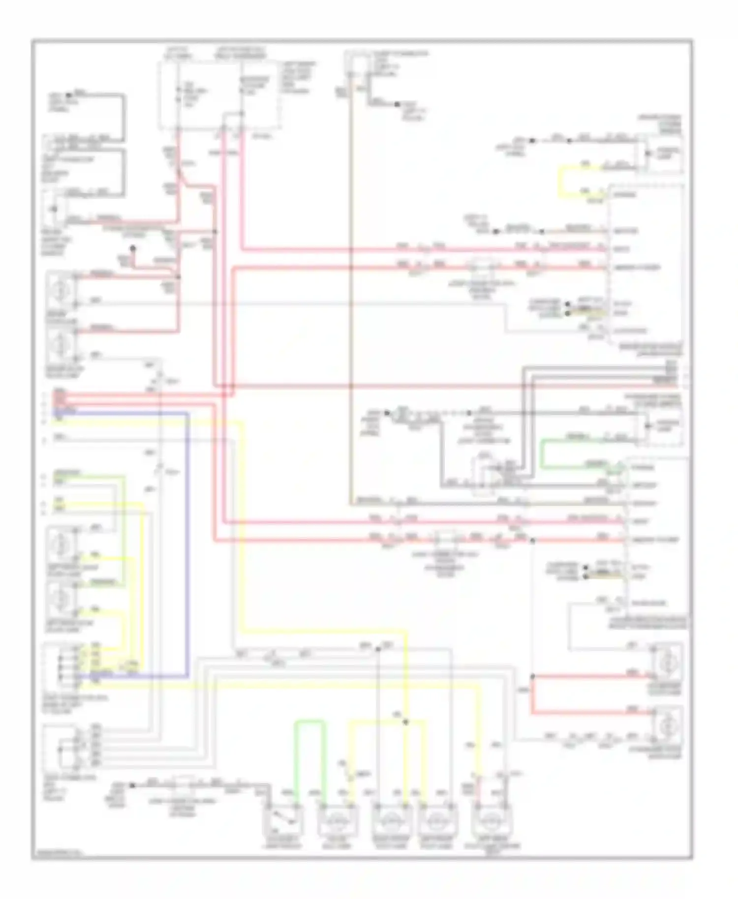 Equus Hyundai II facelift (2013-2016): Courtesy lamps circuit (3 of 4)