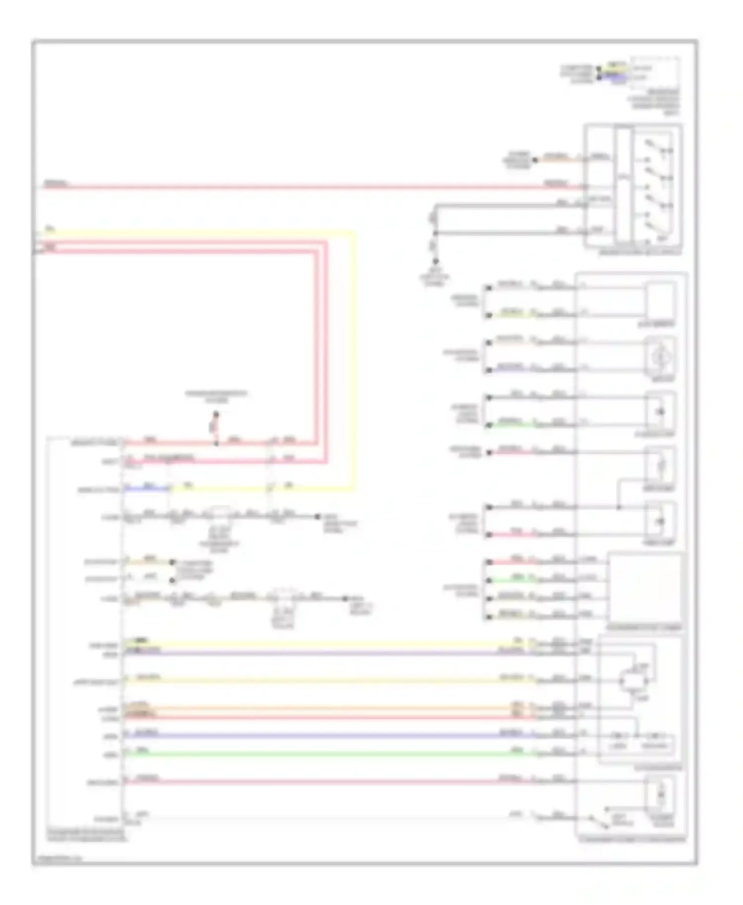 Equus Hyundai II facelift (2013-2016): Memory mirrors circuit (2 of 2)