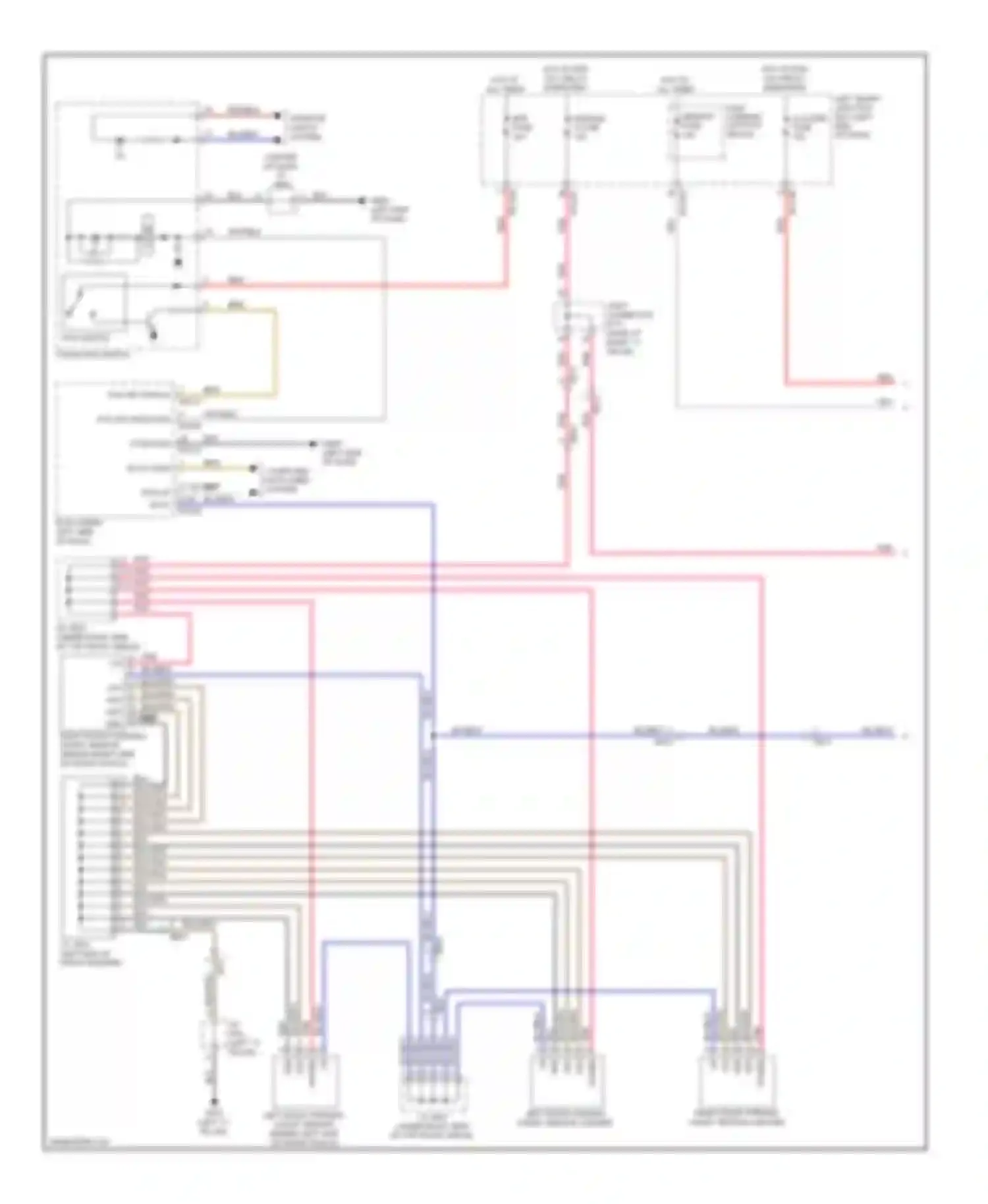 Equus Hyundai II facelift (2013-2016): Parking assistant circuit (1 of 2)