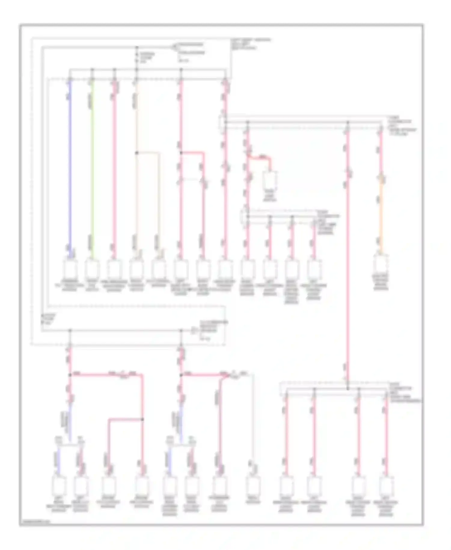 Equus Hyundai II facelift (2013-2016): Power distribution circuit (10 of 13)