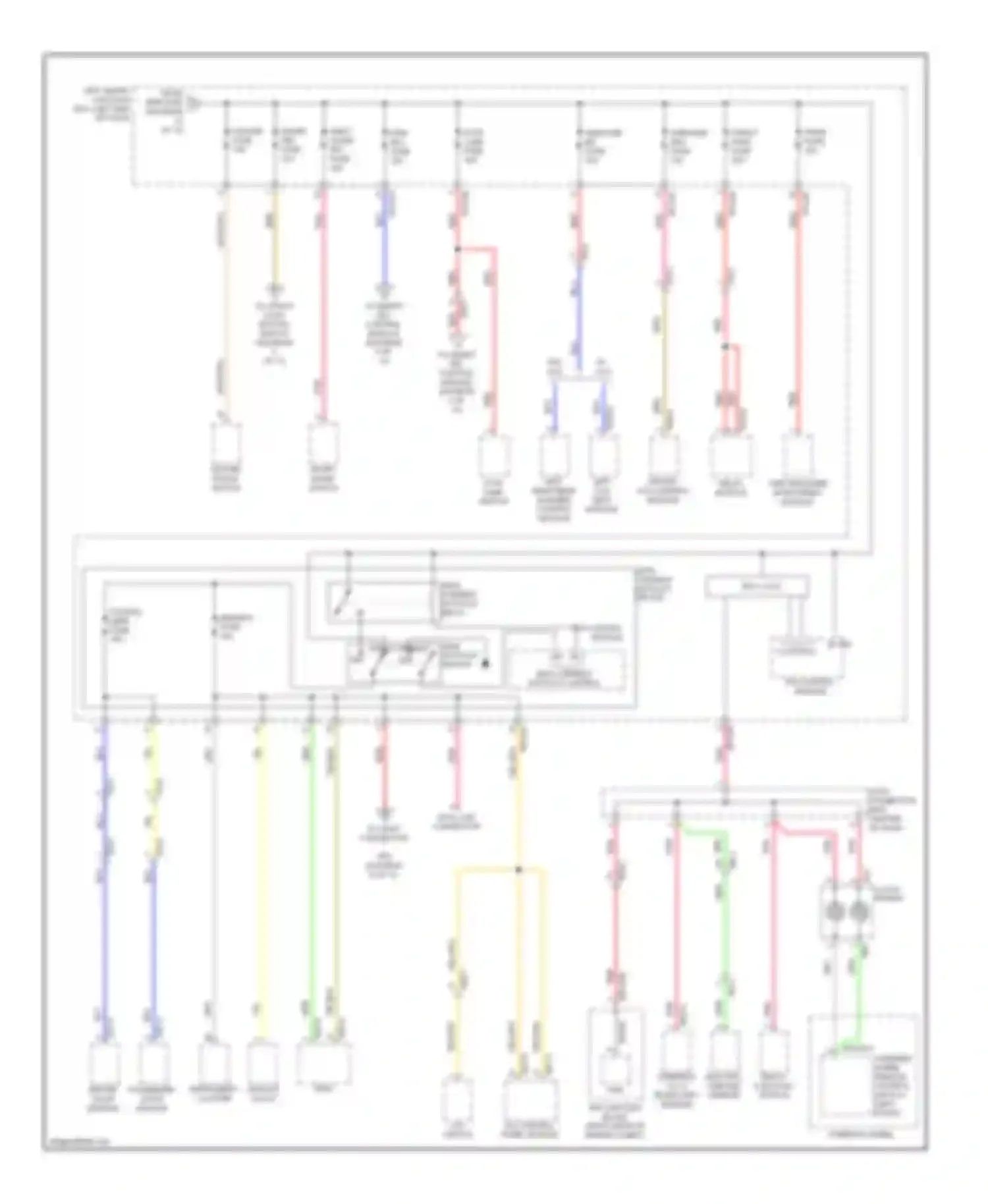 Equus Hyundai II facelift (2013-2016): Power distribution circuit (13 of 13)