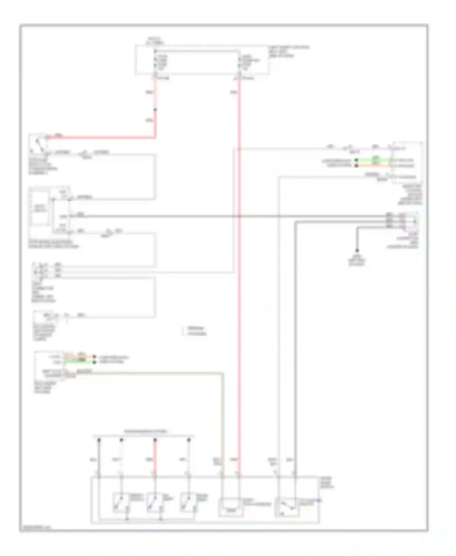 Equus Hyundai II facelift (2013-2016): Shift interlock circuit