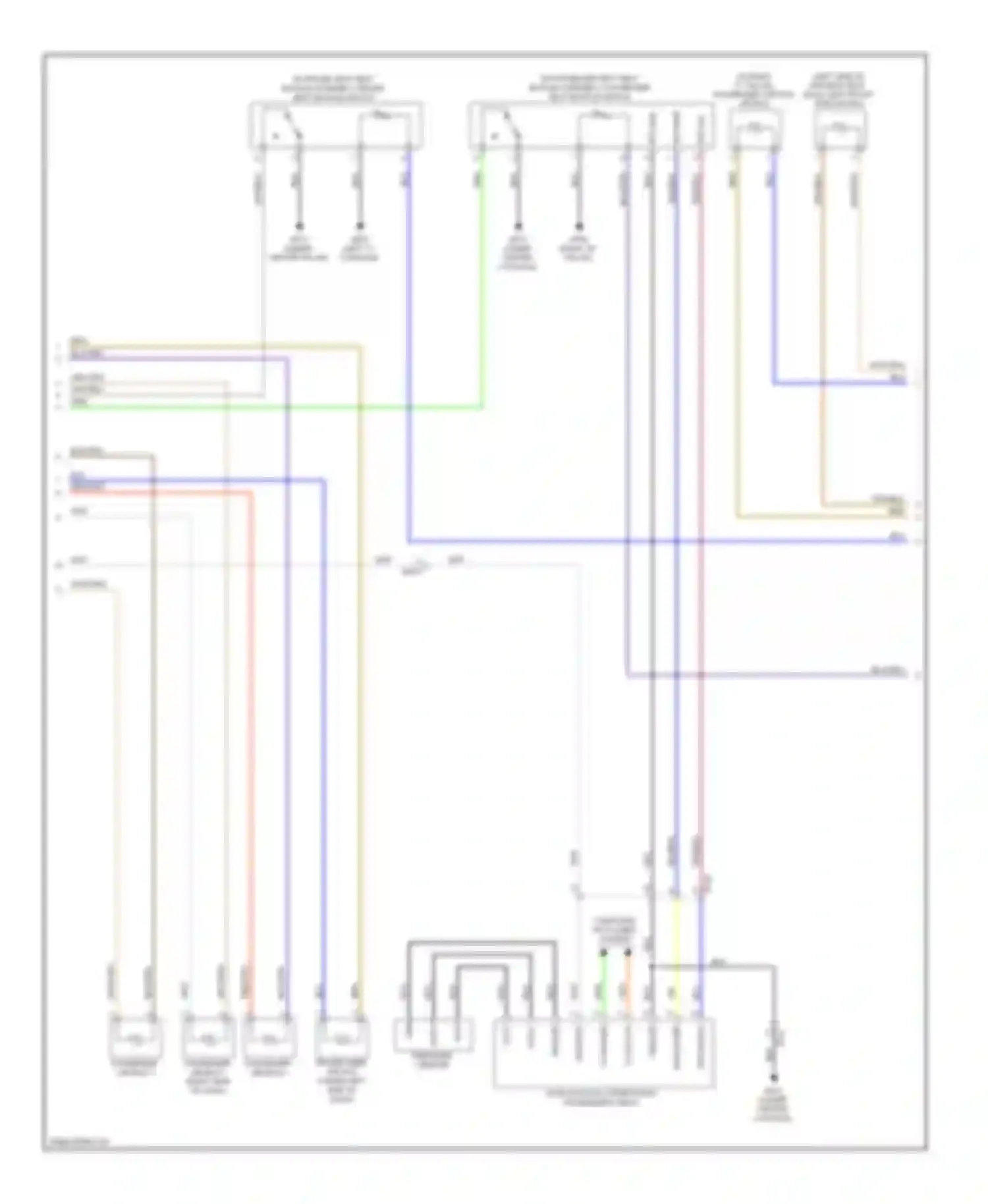 Equus Hyundai II facelift (2013-2016): Air bag circuit (2 of 3)