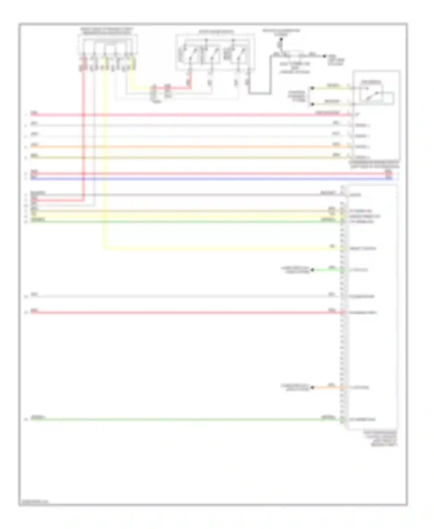 Equus Hyundai II facelift (2013-2016): Transmission circuit (2 of 3)