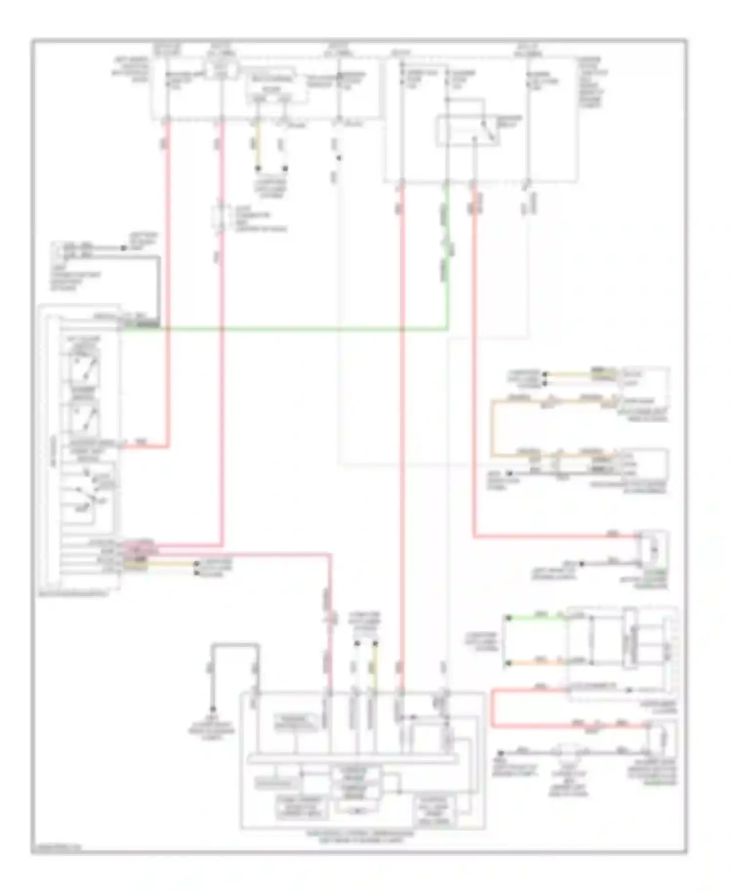 Equus Hyundai II facelift (2013-2016): Wiper/washer circuit