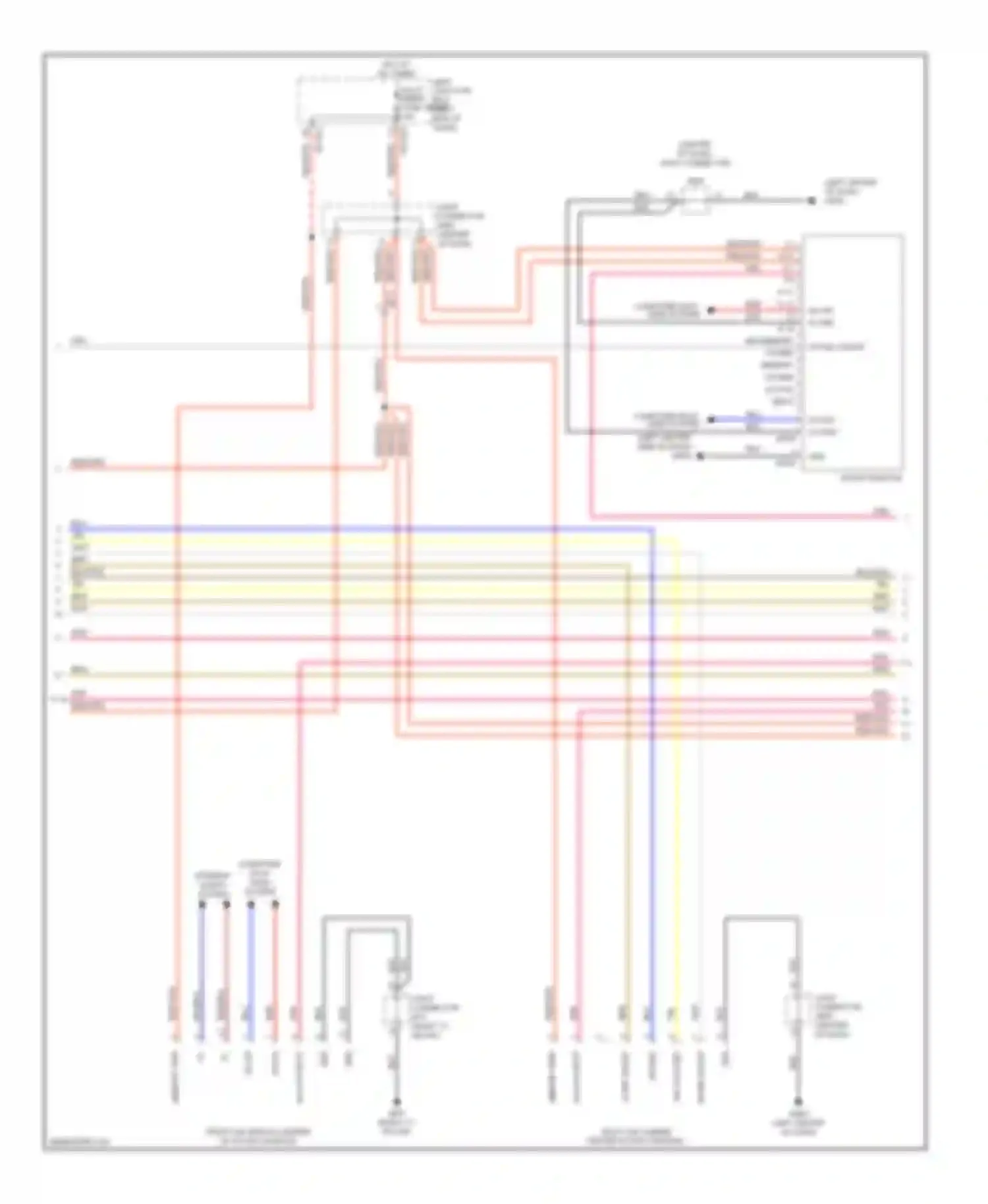 Wiring diagram 1 2 3 4 5 6 7 8 9 10 11 12 13 14 15 16 memory power memory power acc/on input for Hyundai Equus II facelift (2013-2016) (1 of 2)