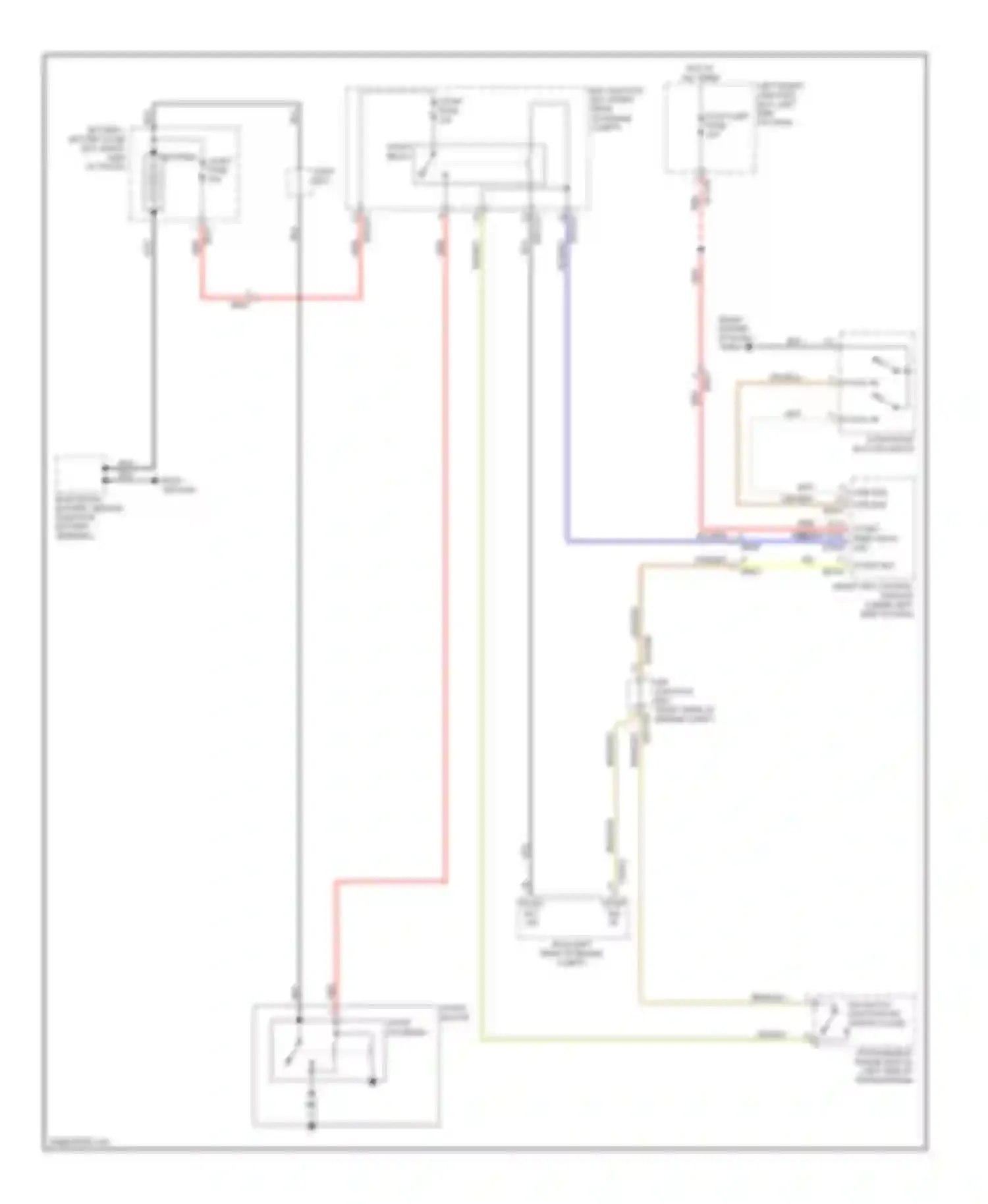 Wiring diagram 14 13 memory pwr start feed/ back sig for Hyundai Equus II facelift (2013-2016) (1 of 1)