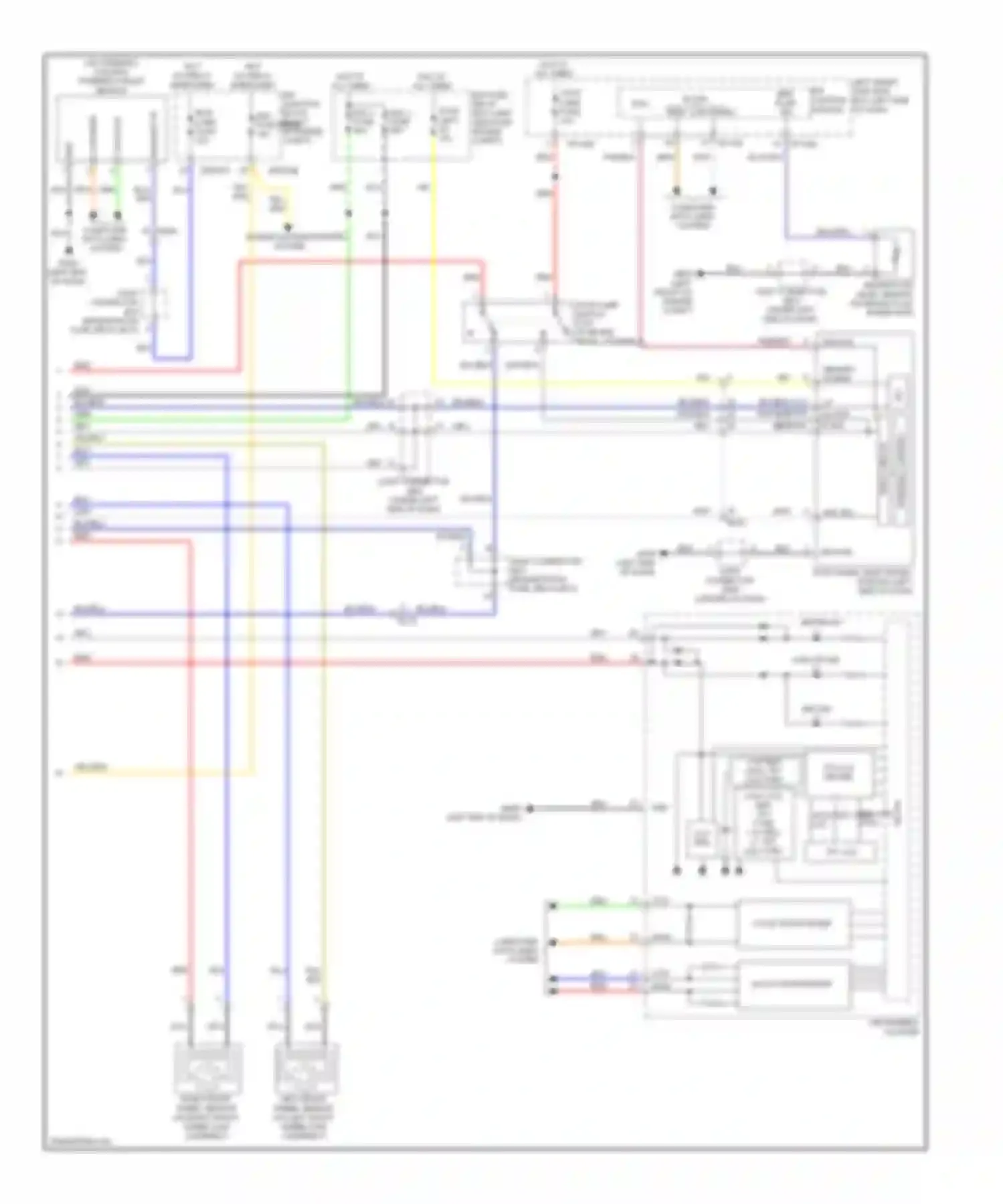 Wiring diagram b-can high low signal for Hyundai Equus II facelift (2013-2016) (1 of 2)