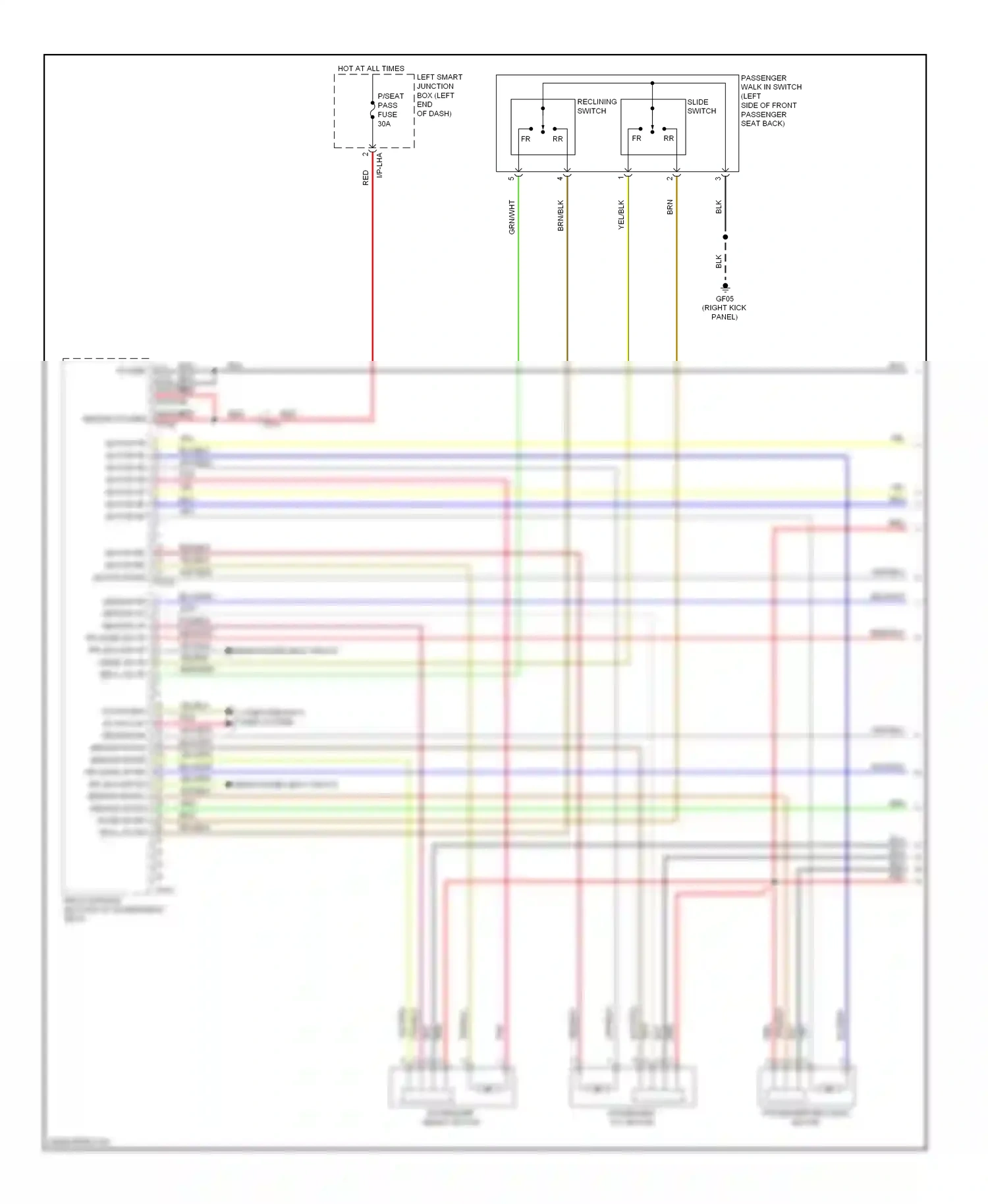 Wiring diagram blk for Hyundai Equus II facelift (2013-2016) (108 of 137)