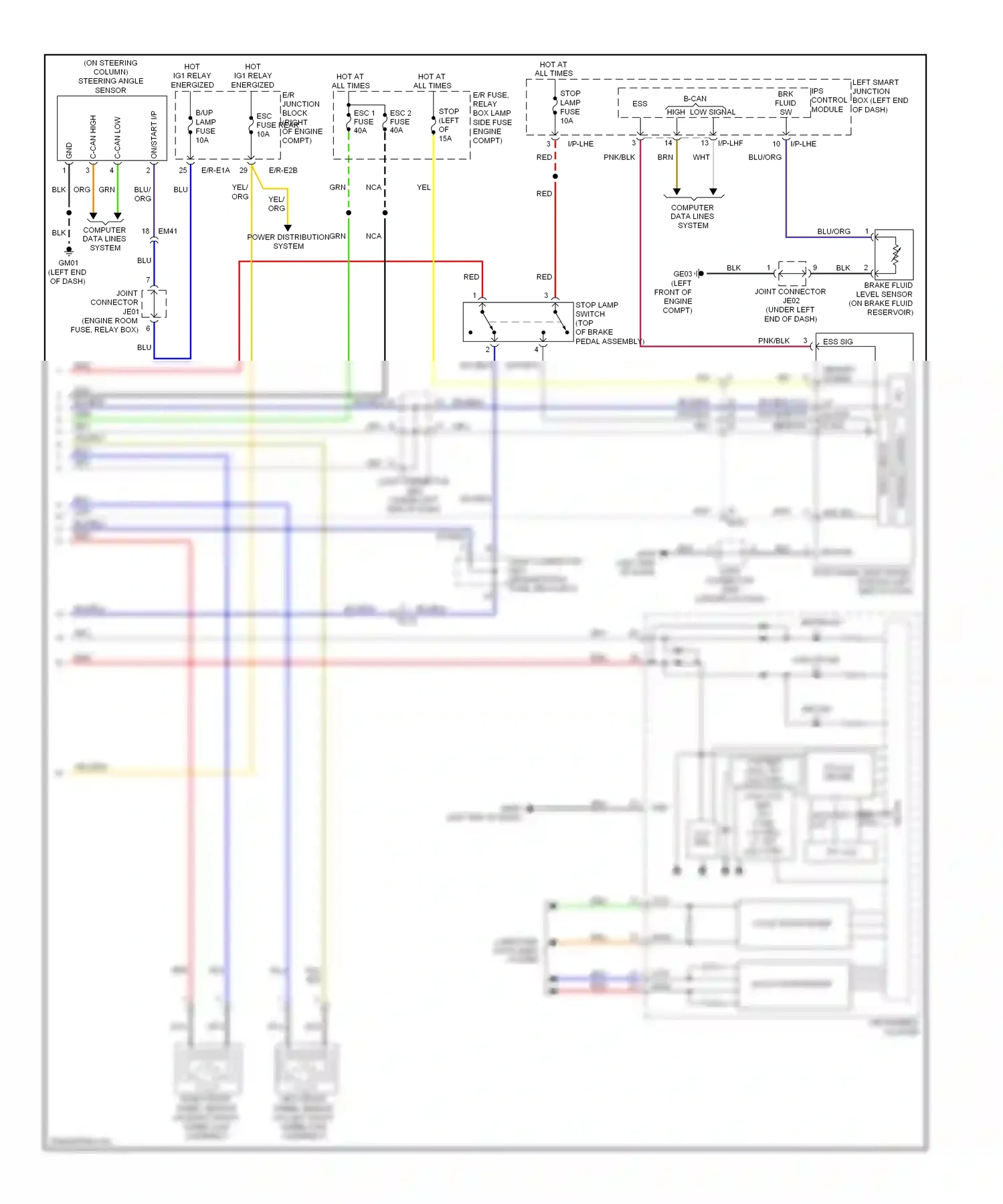 Wiring diagram blk for Hyundai Equus II facelift (2013-2016) (2 of 137)