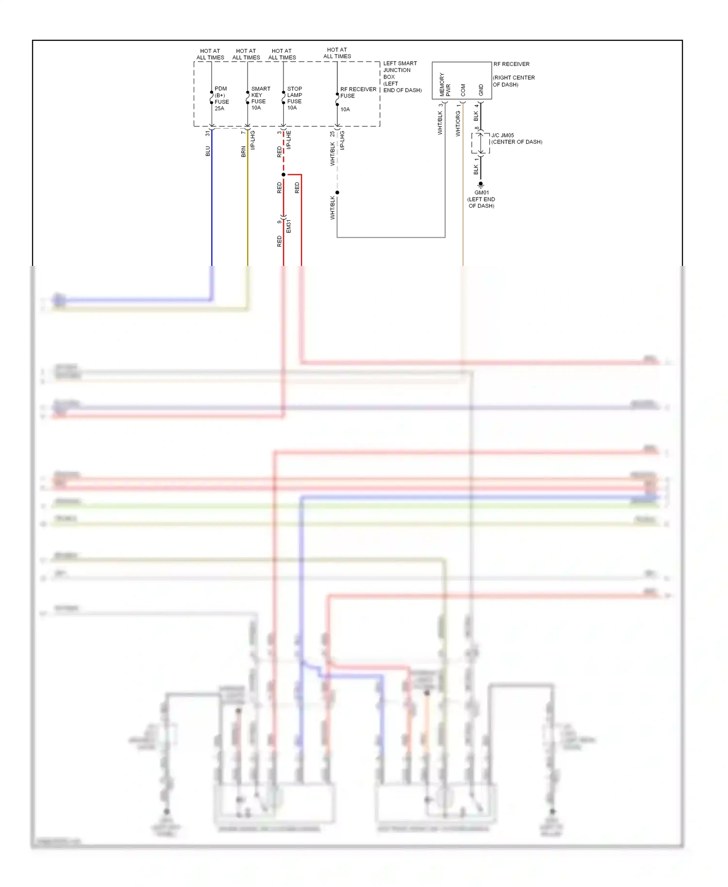 Wiring diagram blk for Hyundai Equus II facelift (2013-2016) (17 of 137)