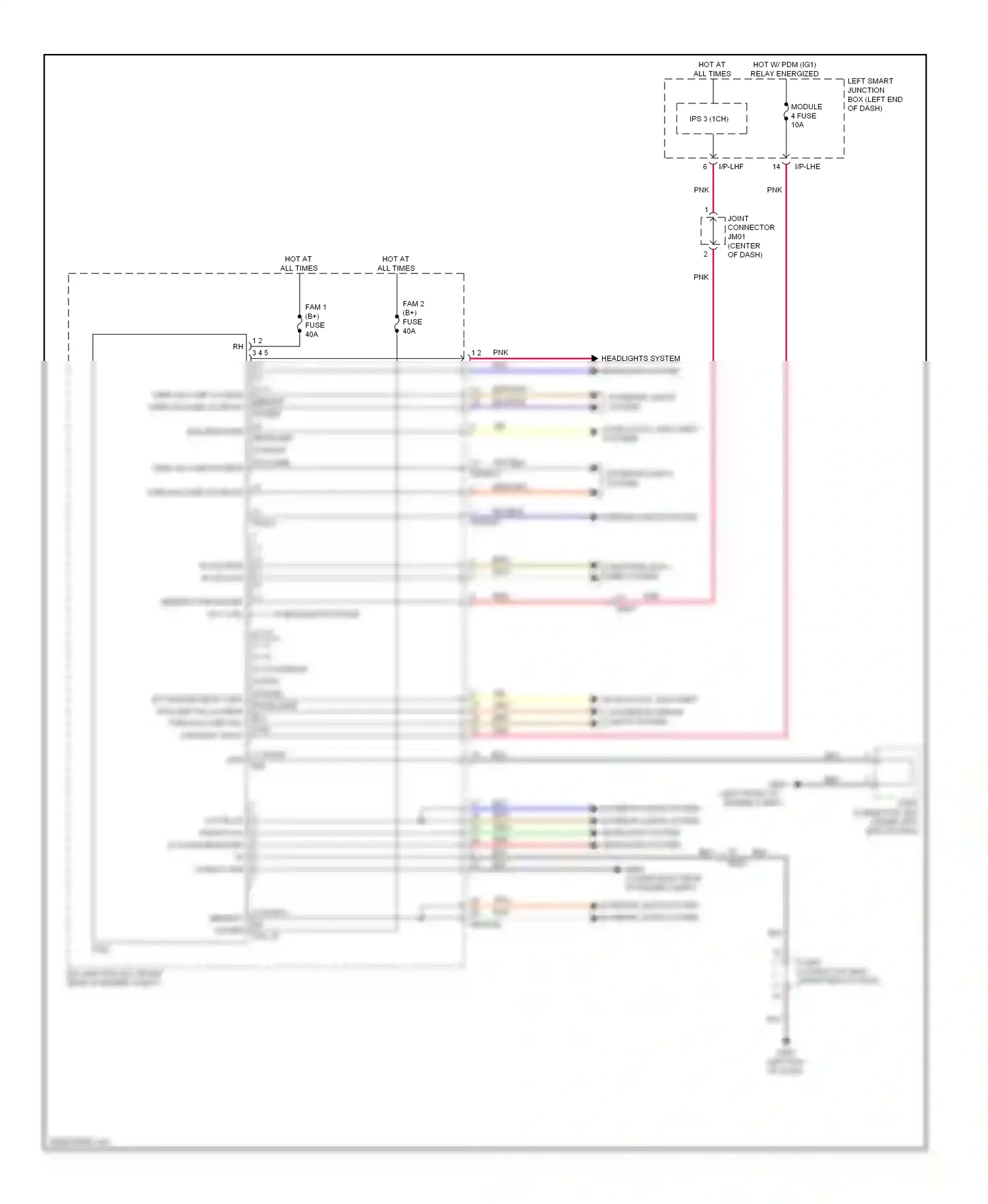 Wiring diagram blu for Hyundai Equus II facelift (2013-2016) (15 of 113)