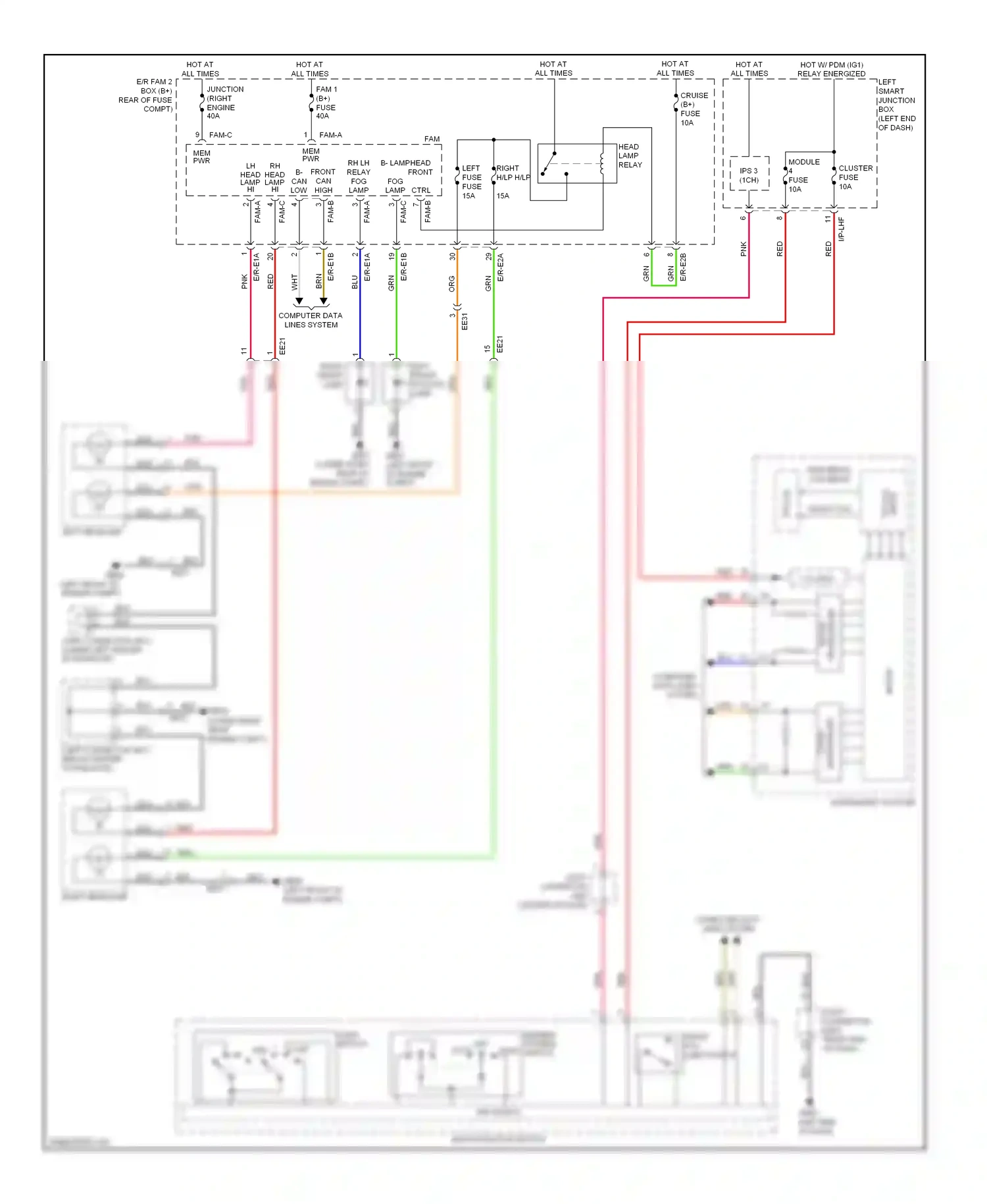 Wiring diagram blu for Hyundai Equus II facelift (2013-2016) (43 of 113)