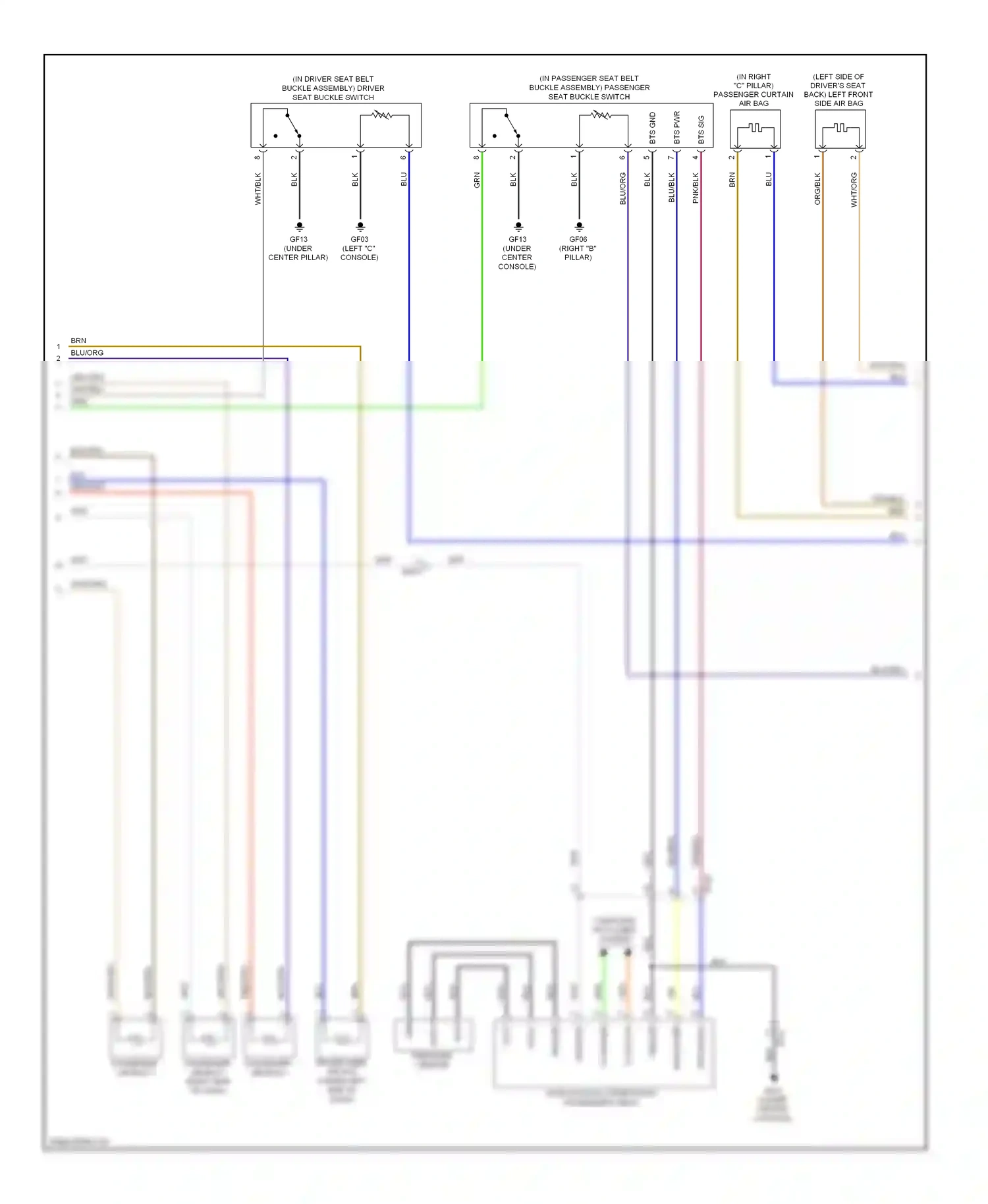 Wiring diagram blu for Hyundai Equus II facelift (2013-2016) (102 of 113)