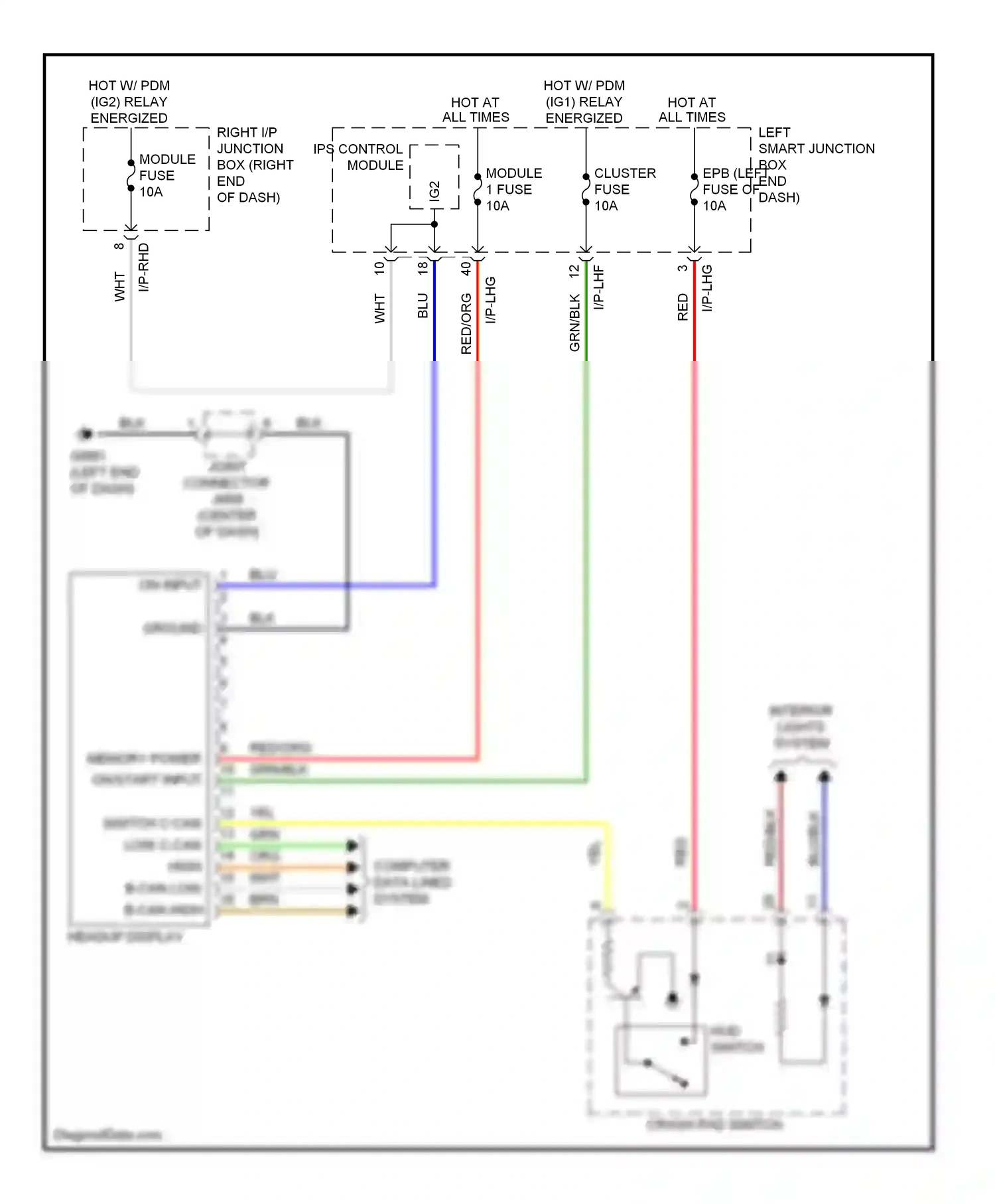 Wiring diagram brn for Hyundai Equus II facelift (2013-2016) (39 of 105)