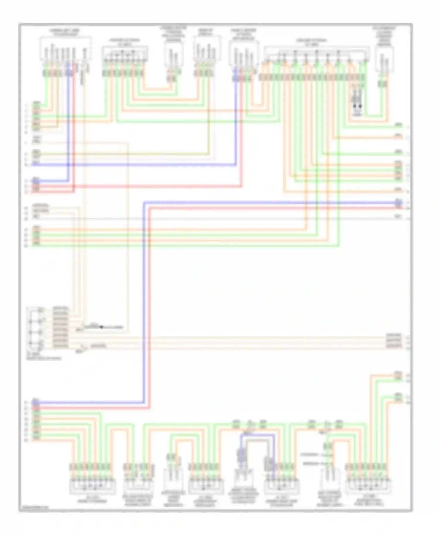 Wiring diagram c-can hi c-can lo for Hyundai Equus II facelift (2013-2016) (1 of 1)