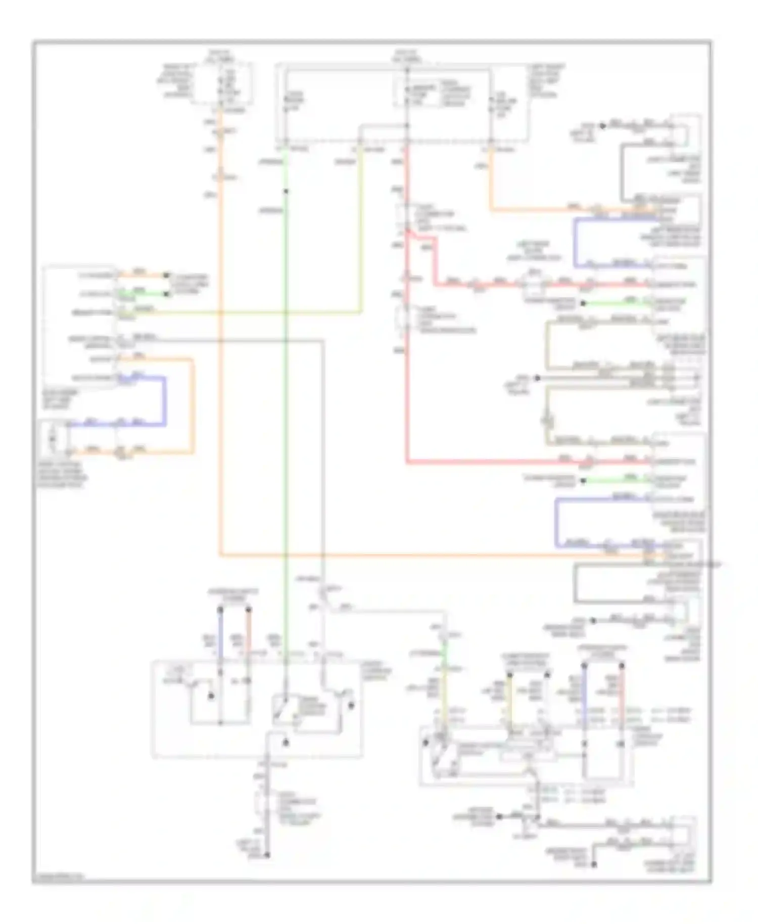 Wiring diagram computer data lines system for Hyundai Equus II facelift (2013-2016) (69 of 87)