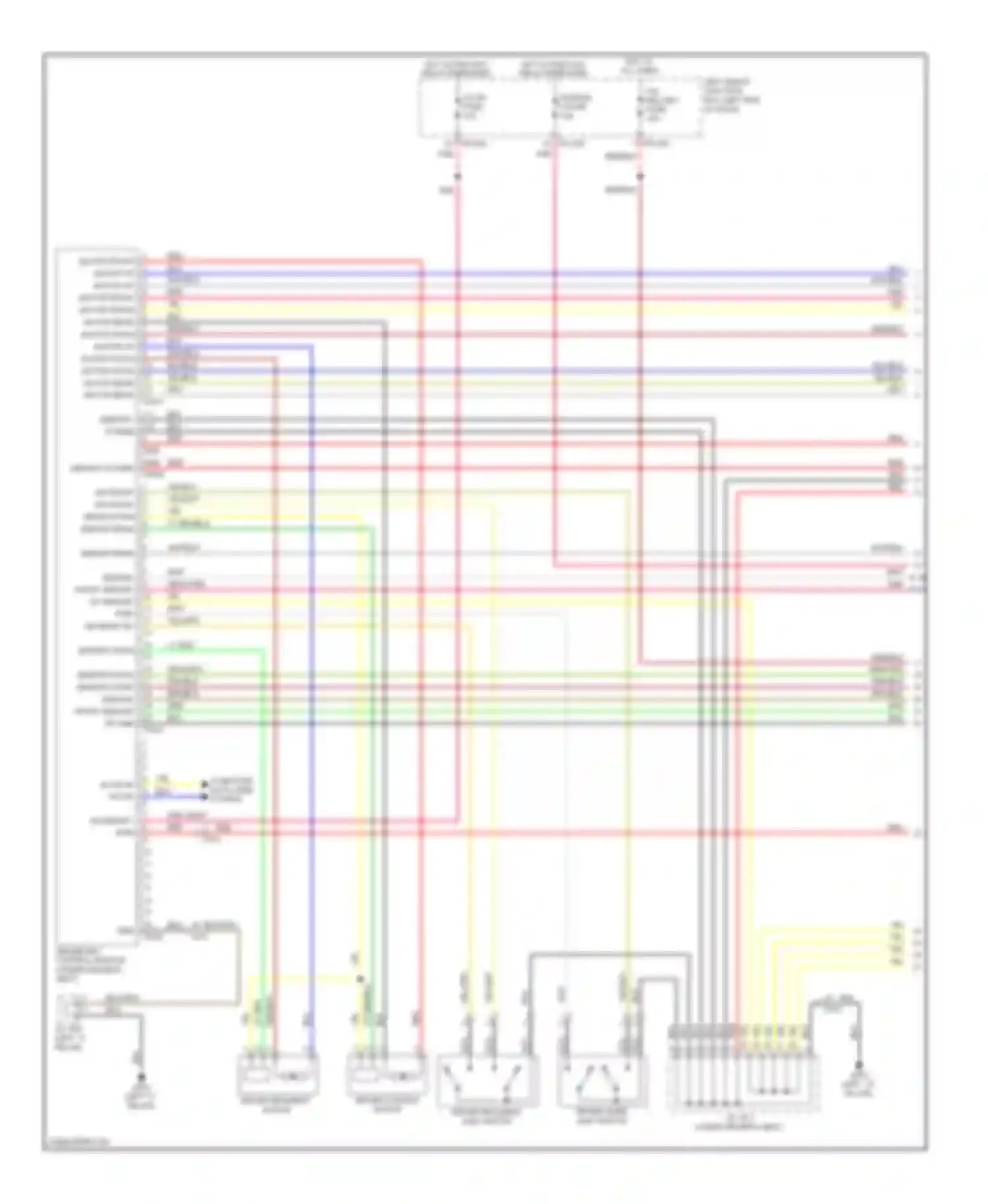 Wiring diagram driver reclining limit switch for Hyundai Equus II facelift (2013-2016) (1 of 2)
