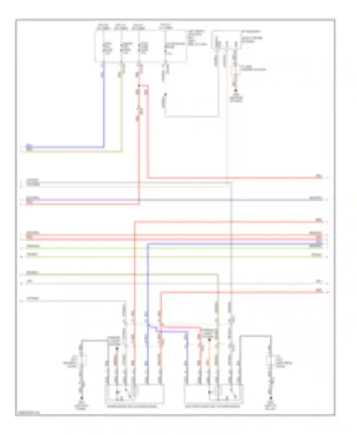 Wiring diagram driver smart key outside handle for Hyundai Equus II facelift (2013-2016) (2 of 3)