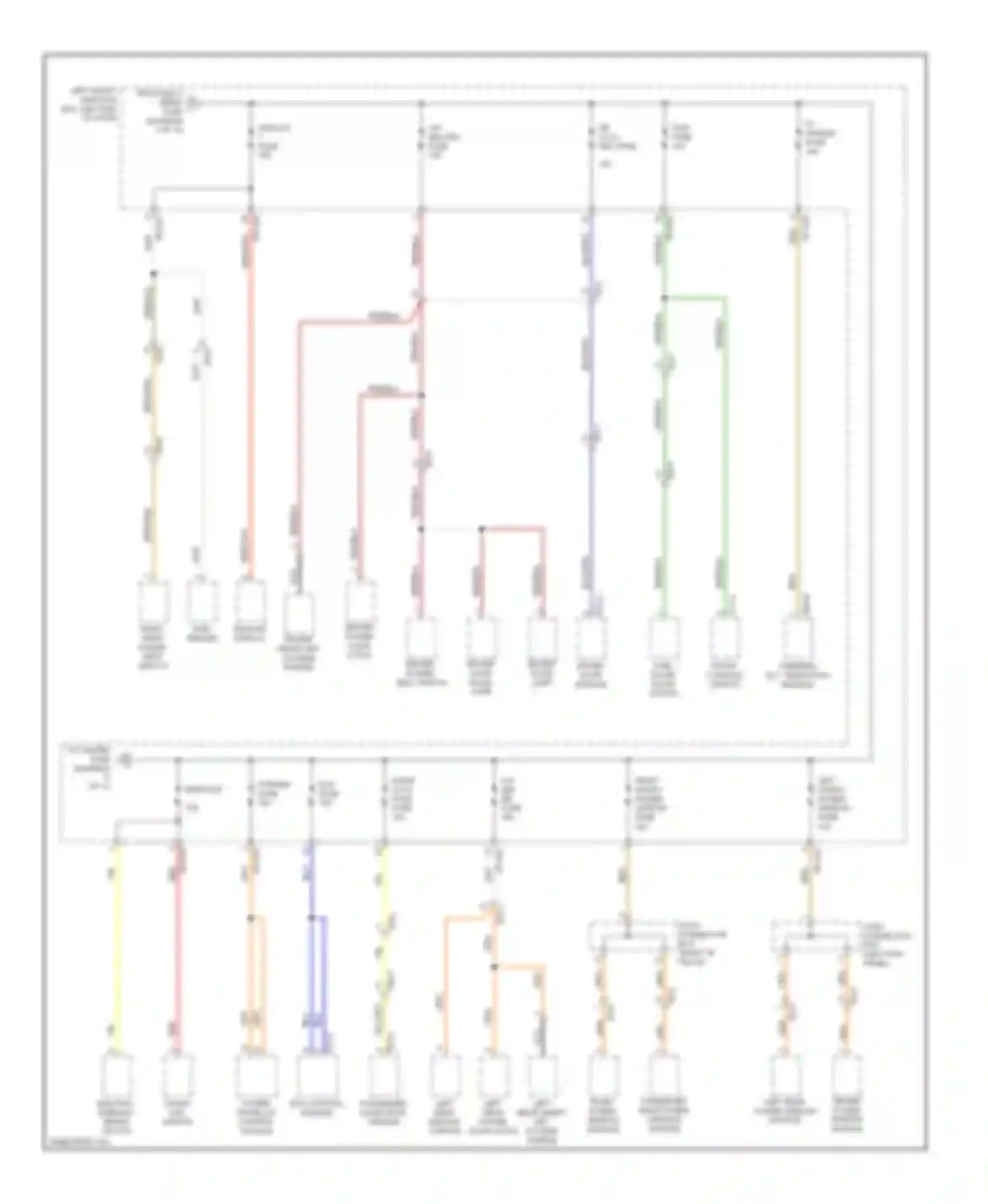 Wiring diagram ecs control module for Hyundai Equus II facelift (2013-2016) (4 of 4)