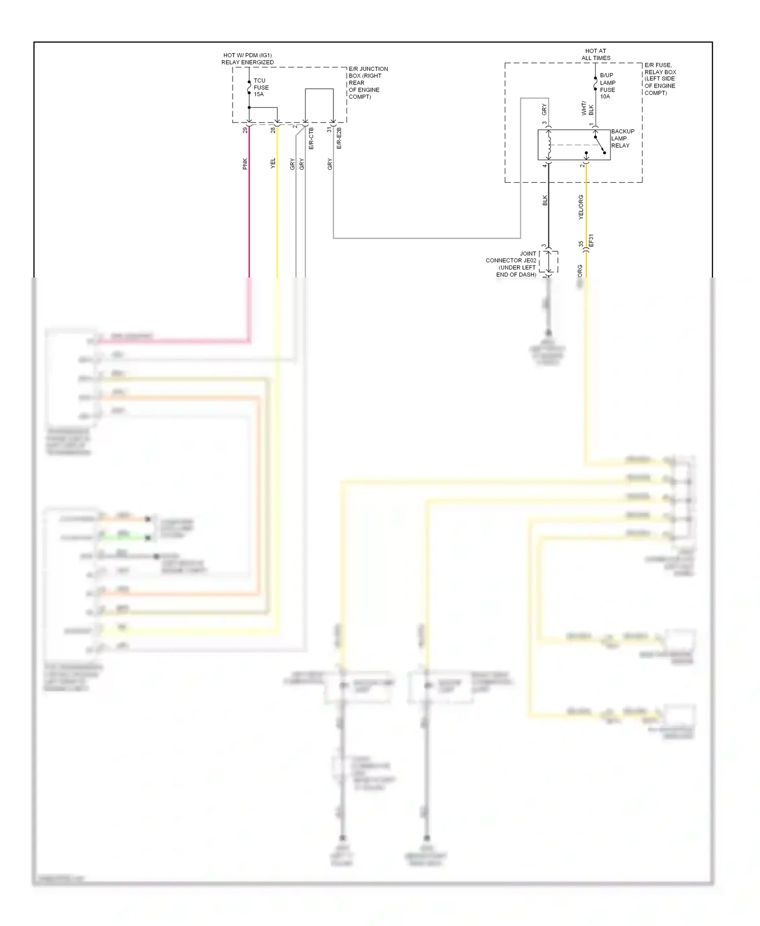 Wiring diagram electrochromic mirror for Hyundai Equus II facelift (2013-2016) (1 of 4)