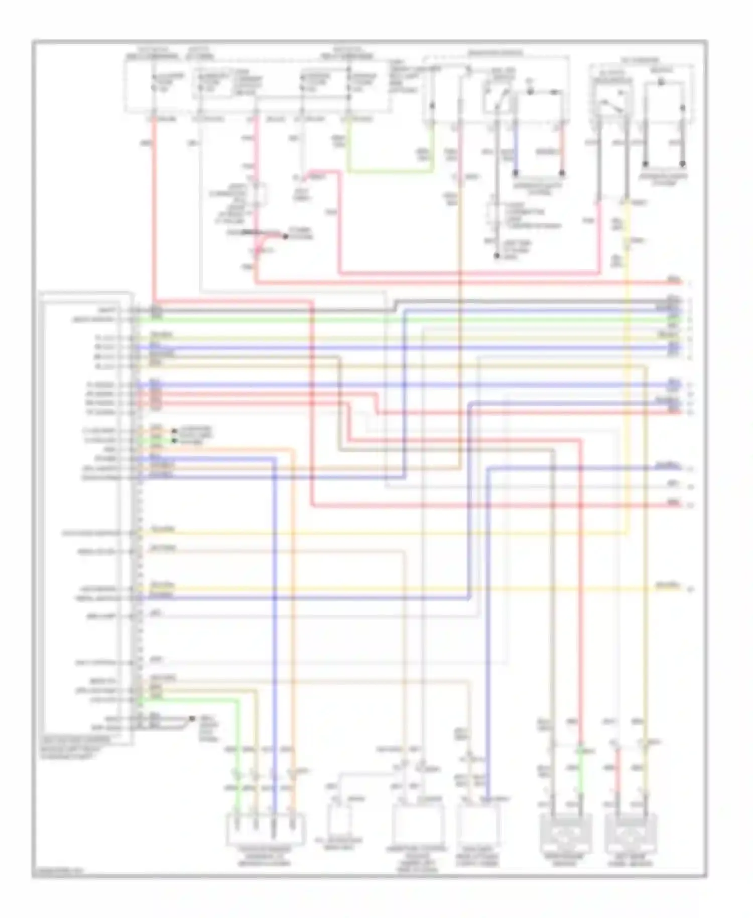 Wiring diagram esc on/off switch rsm for Hyundai Equus II facelift (2013-2016) (1 of 1)