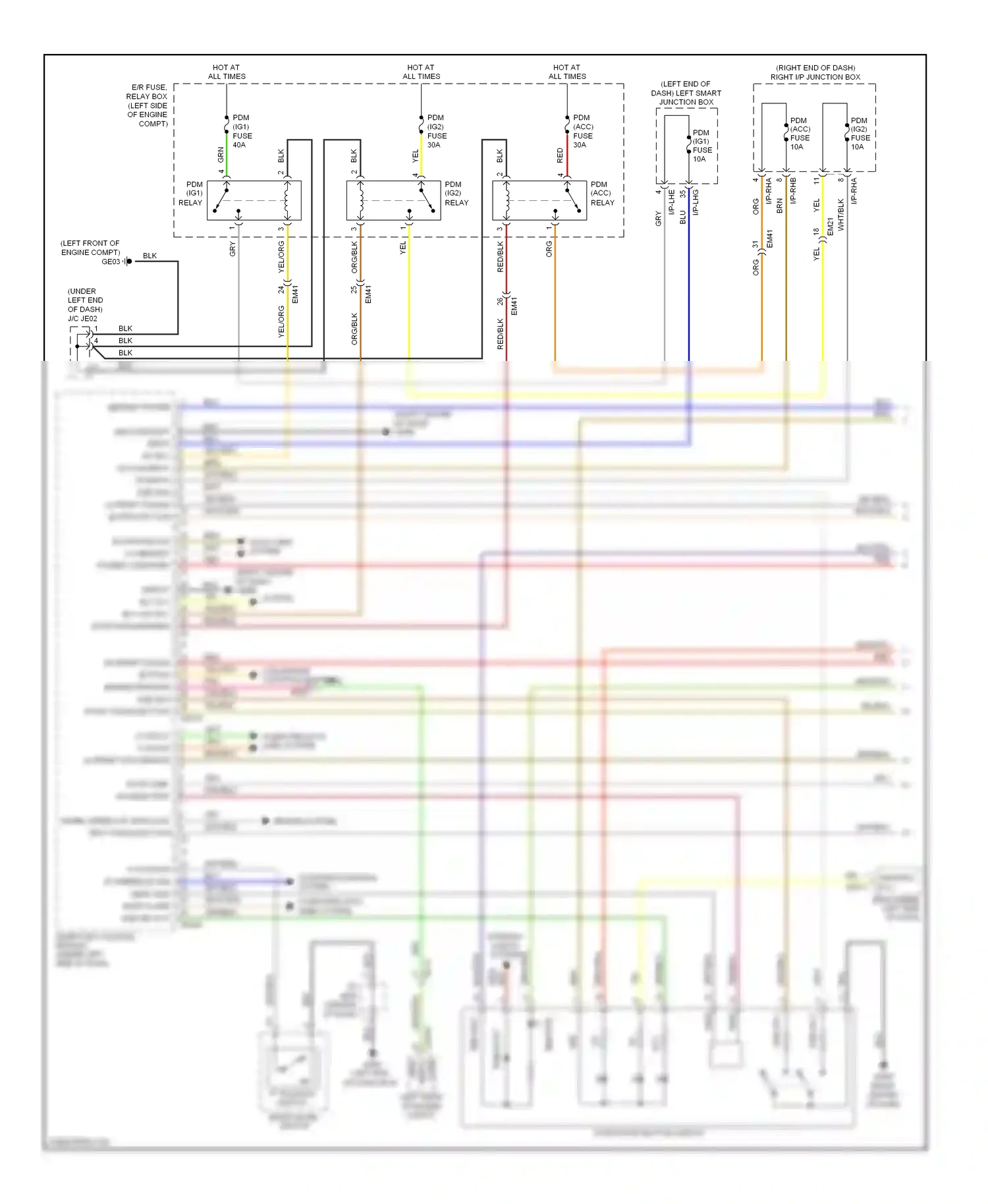 Wiring diagram grn for Hyundai Equus II facelift (2013-2016) (17 of 113)