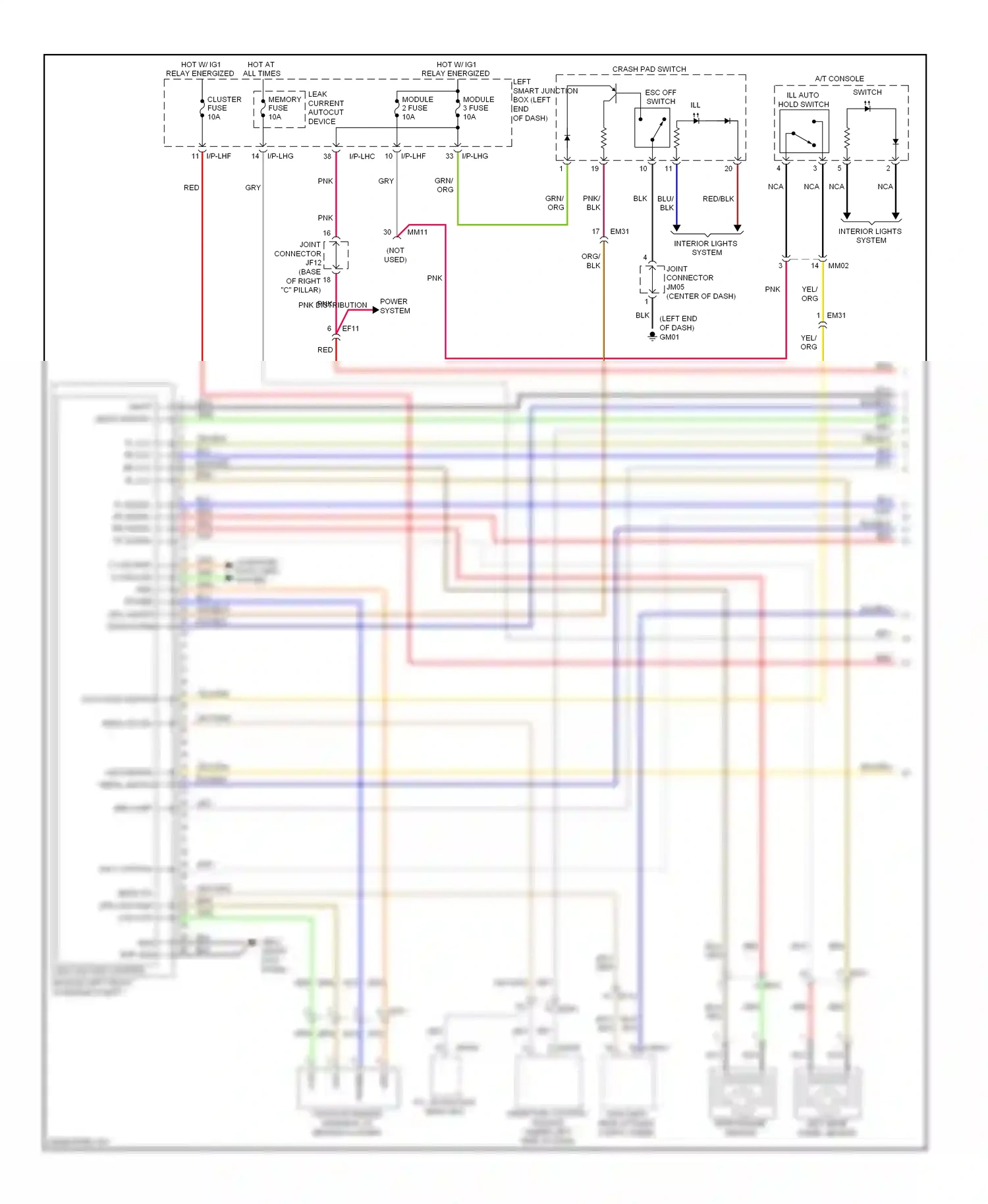 Wiring diagram grn for Hyundai Equus II facelift (2013-2016) (1 of 113)
