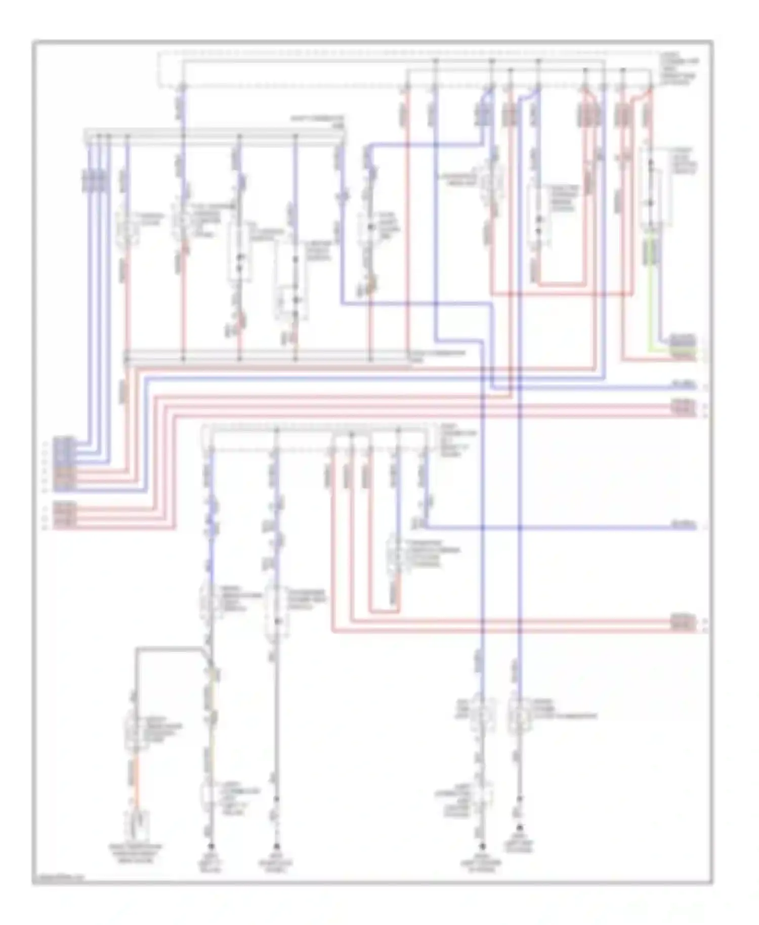 Wiring diagram joint connector umd for Hyundai Equus II facelift (2013-2016) (1 of 1)