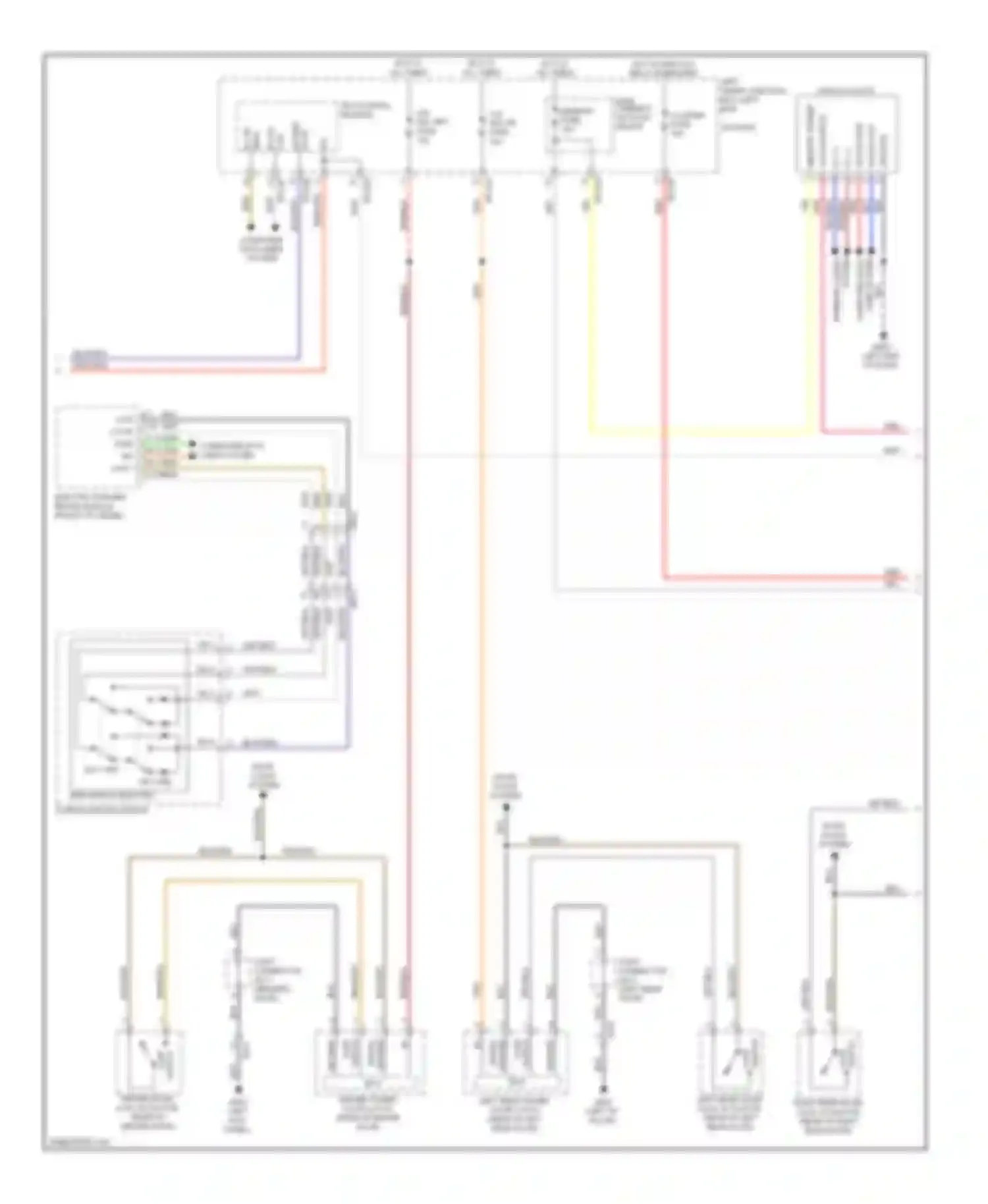 Wiring diagram lines system computer data for Hyundai Equus II facelift (2013-2016) (1 of 2)