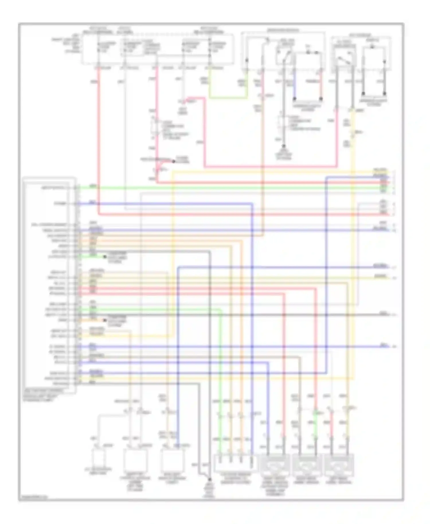 Wiring diagram memory fuse for Hyundai Equus II facelift (2013-2016) (2 of 18)