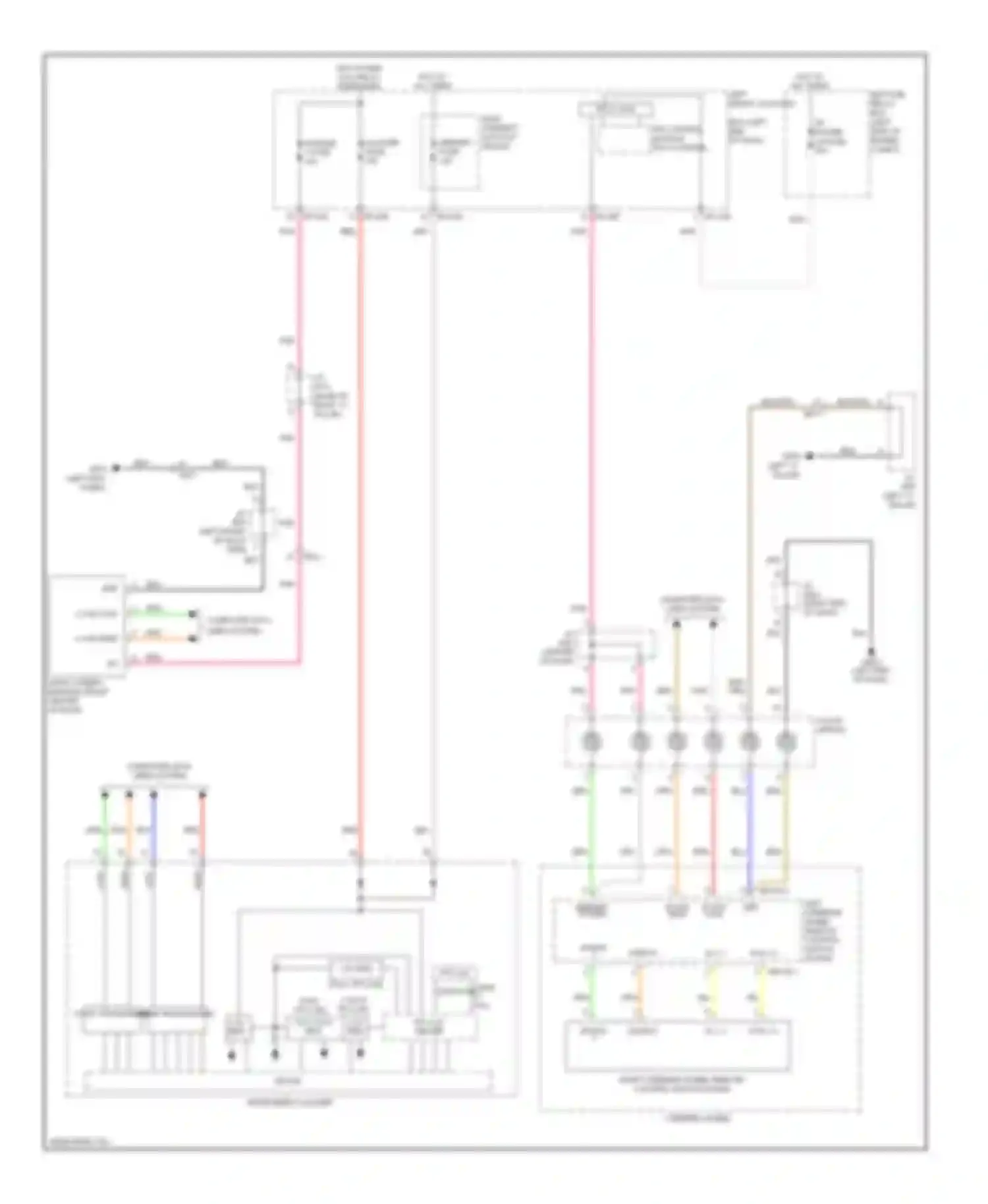 Wiring diagram memory fuse for Hyundai Equus II facelift (2013-2016) (11 of 18)