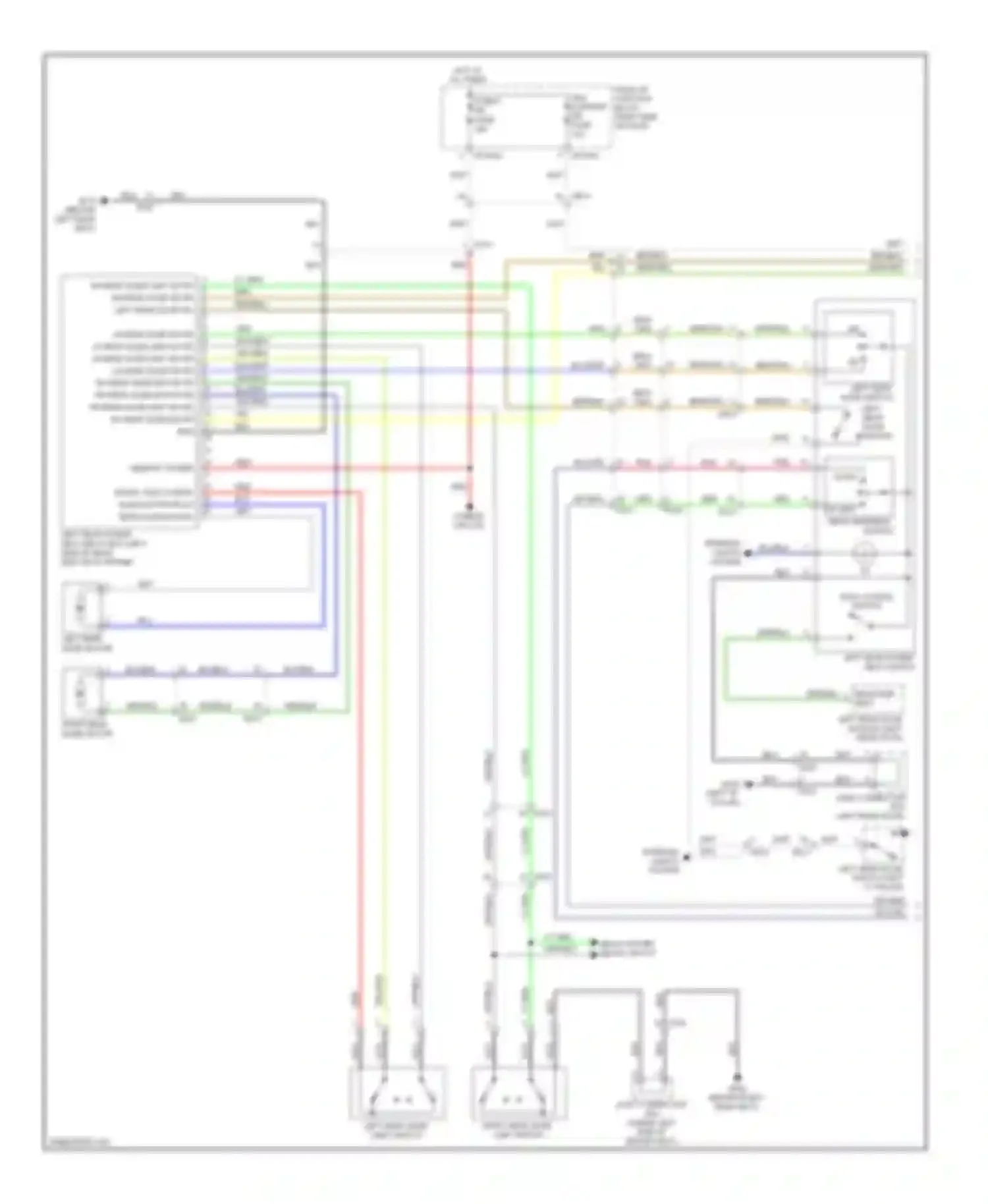 Wiring diagram memory power for Hyundai Equus II facelift (2013-2016) (26 of 28)